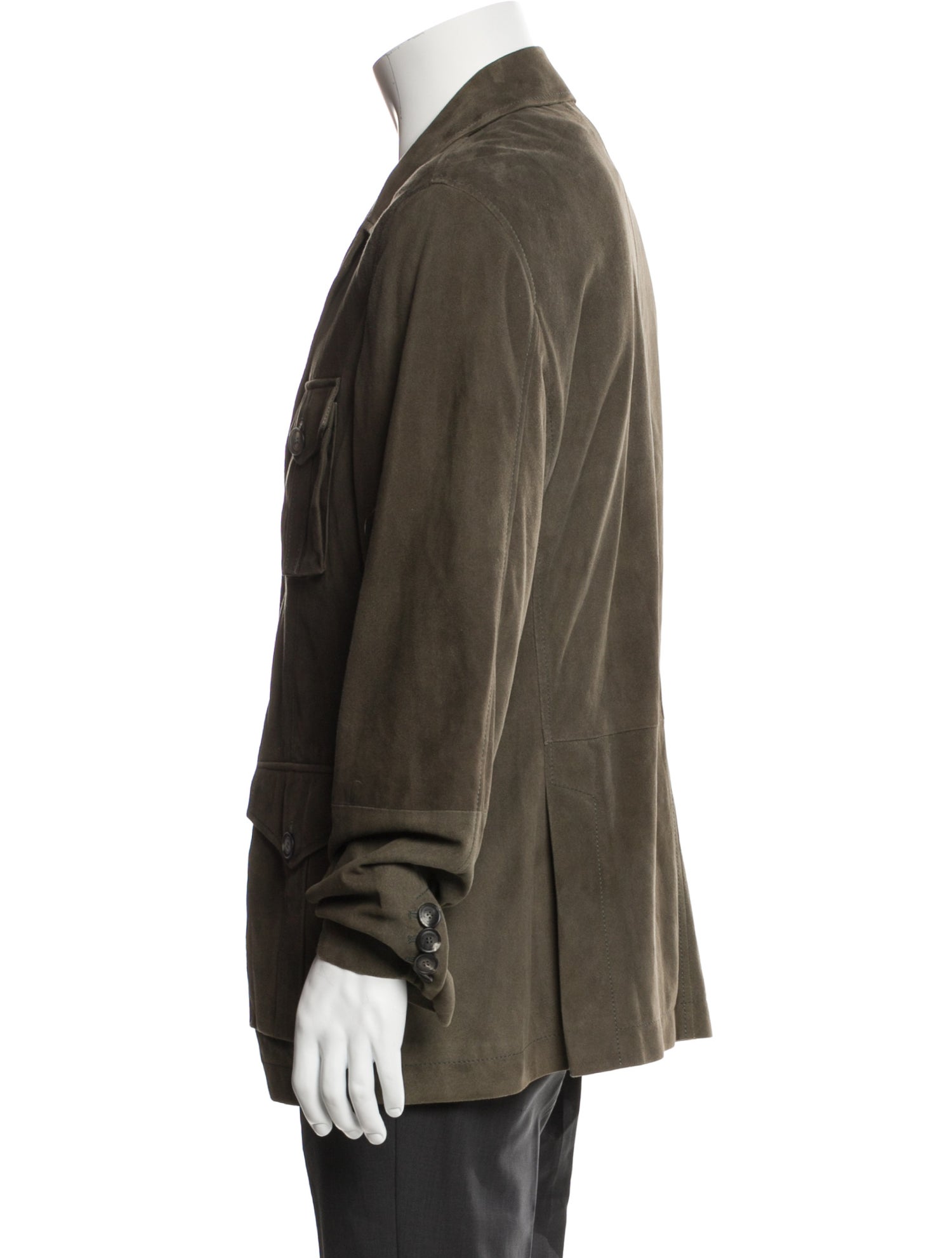 Brunello Cucinelli Leather Utility Jacket