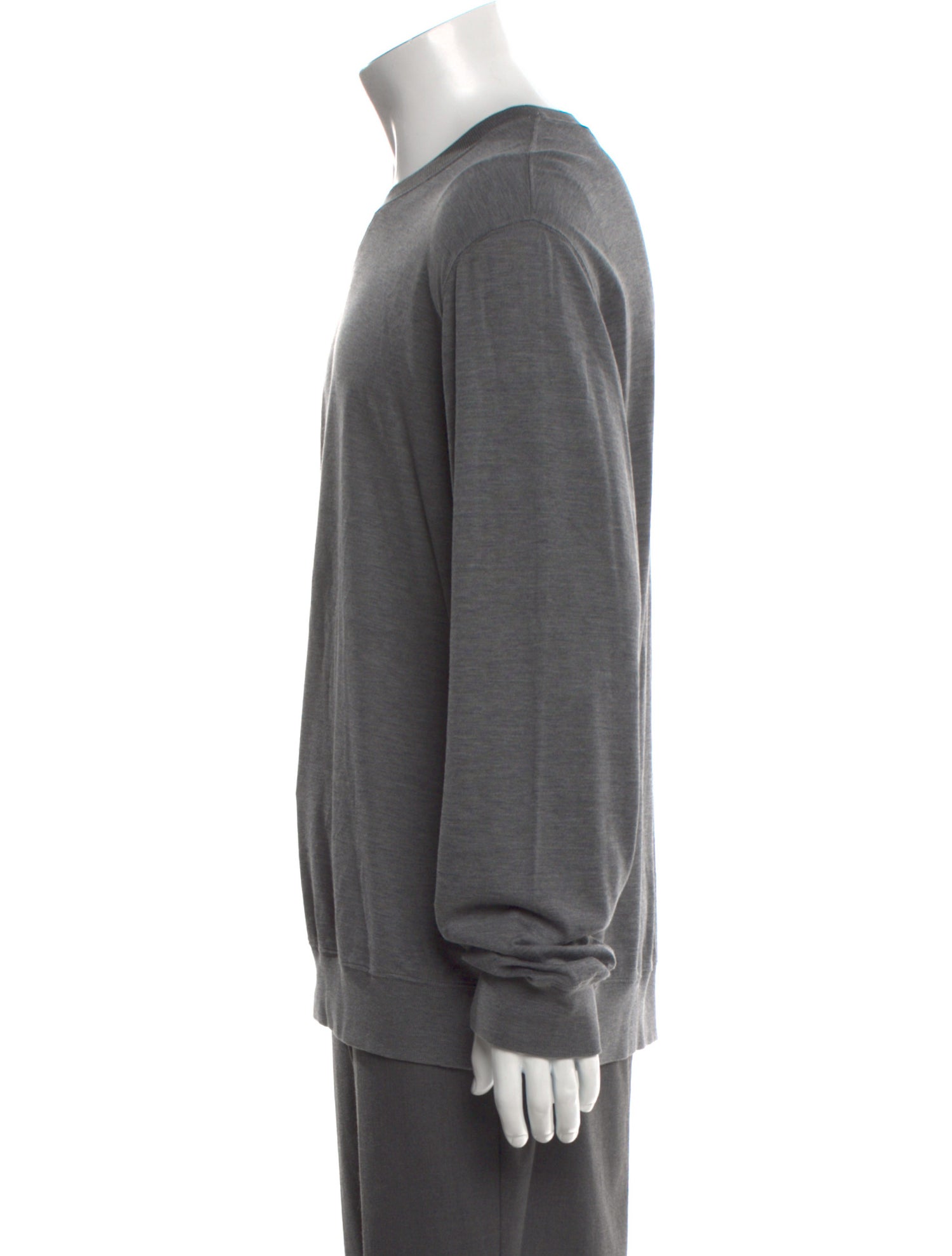 Brunello Cucinelli Silk Crew Neck Pullover