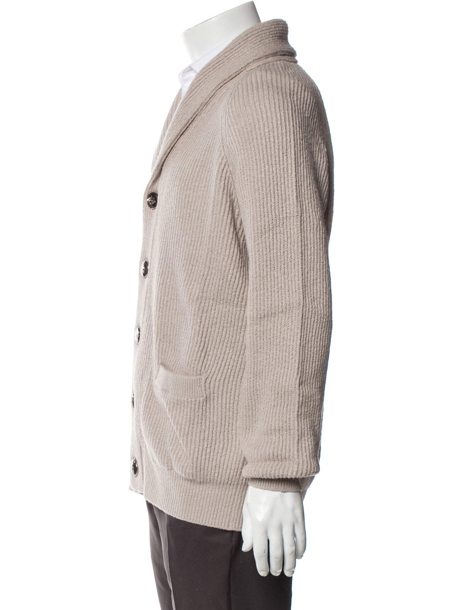 Brunello Cucinelli Collar Long Sleeve Cardigan