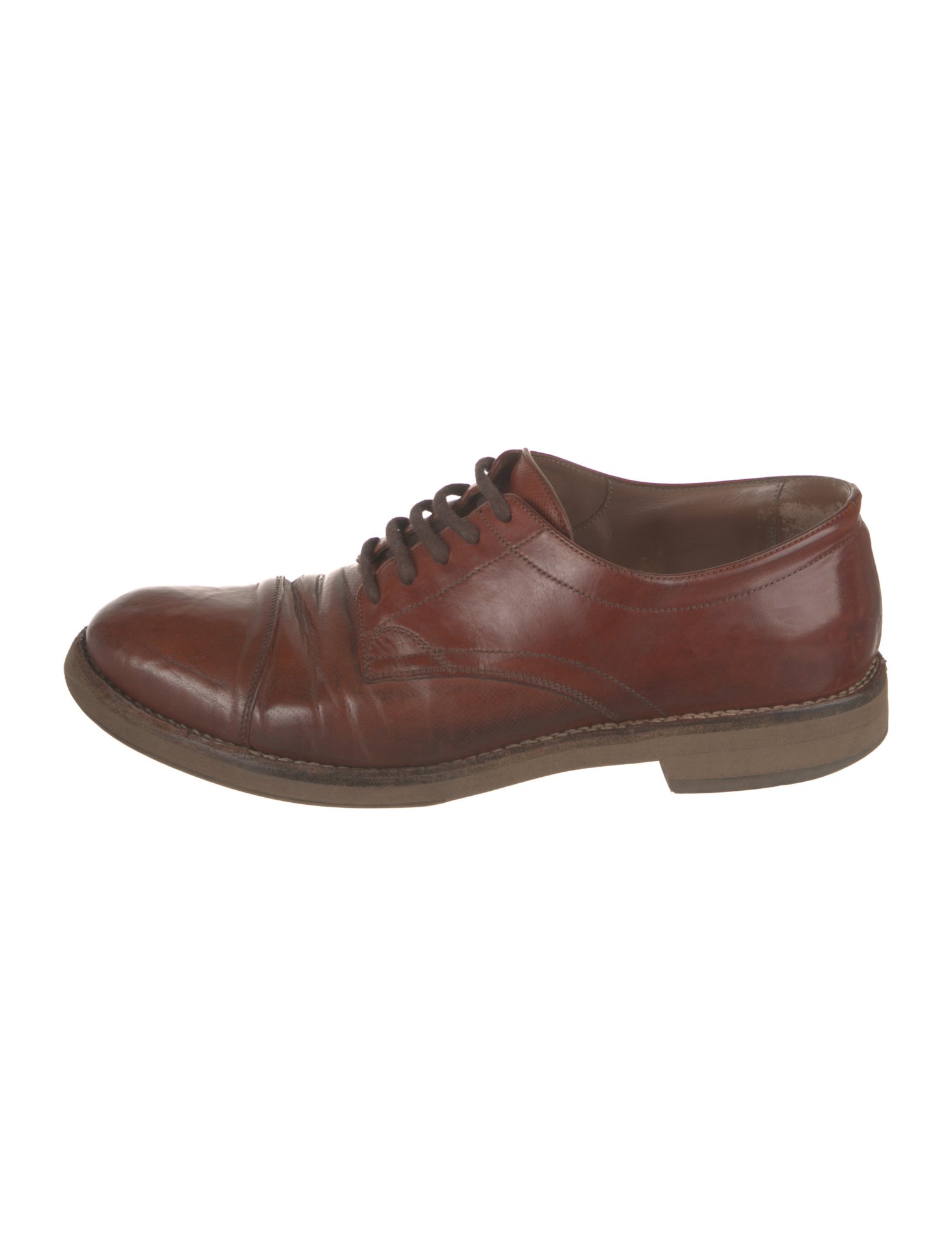 Brunello Cucinelli Leather Oxfords