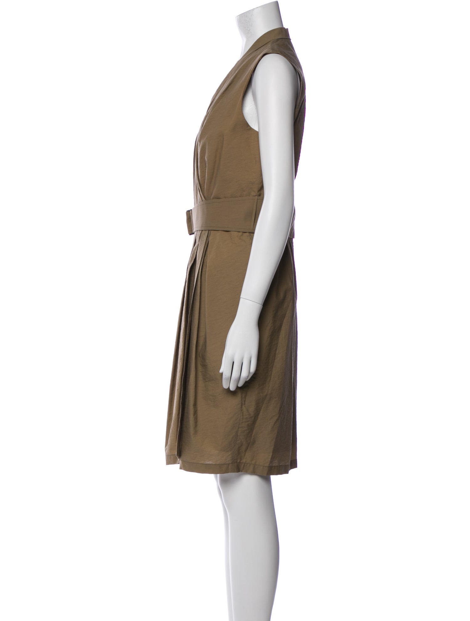 Brunello Cucinelli V-Neck Knee-Length Dress