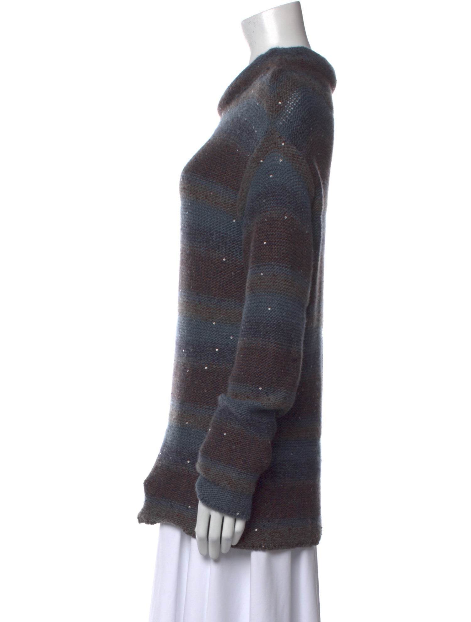 Brunello Cucinelli Cashmere Striped Sweater