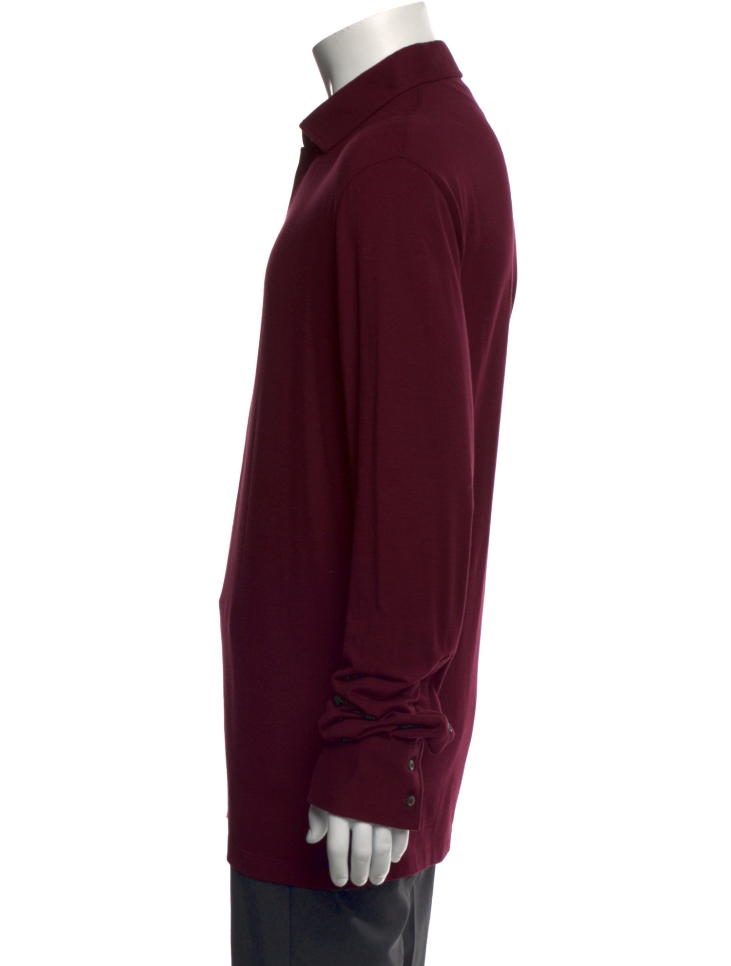 Brunello Cucinelli Collar Long Sleeve Polo Shirt