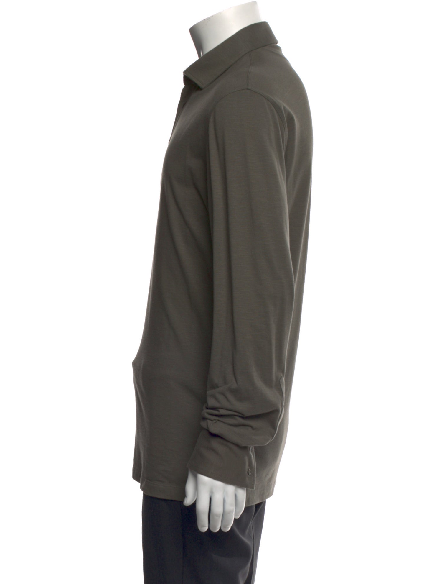 Brunello Cucinelli Collar Long Sleeve Polo Shirt