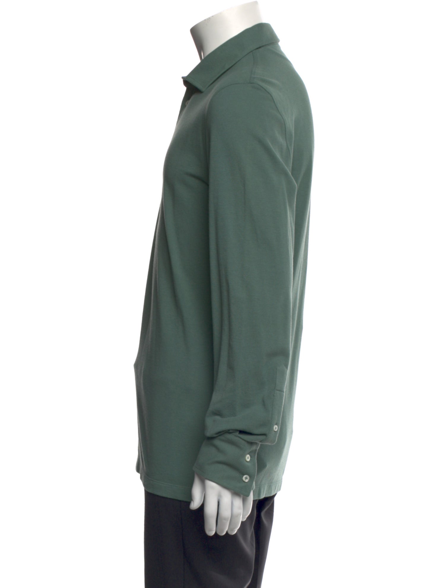 Brunello Cucinelli Collar Long Sleeve Polo Shirt