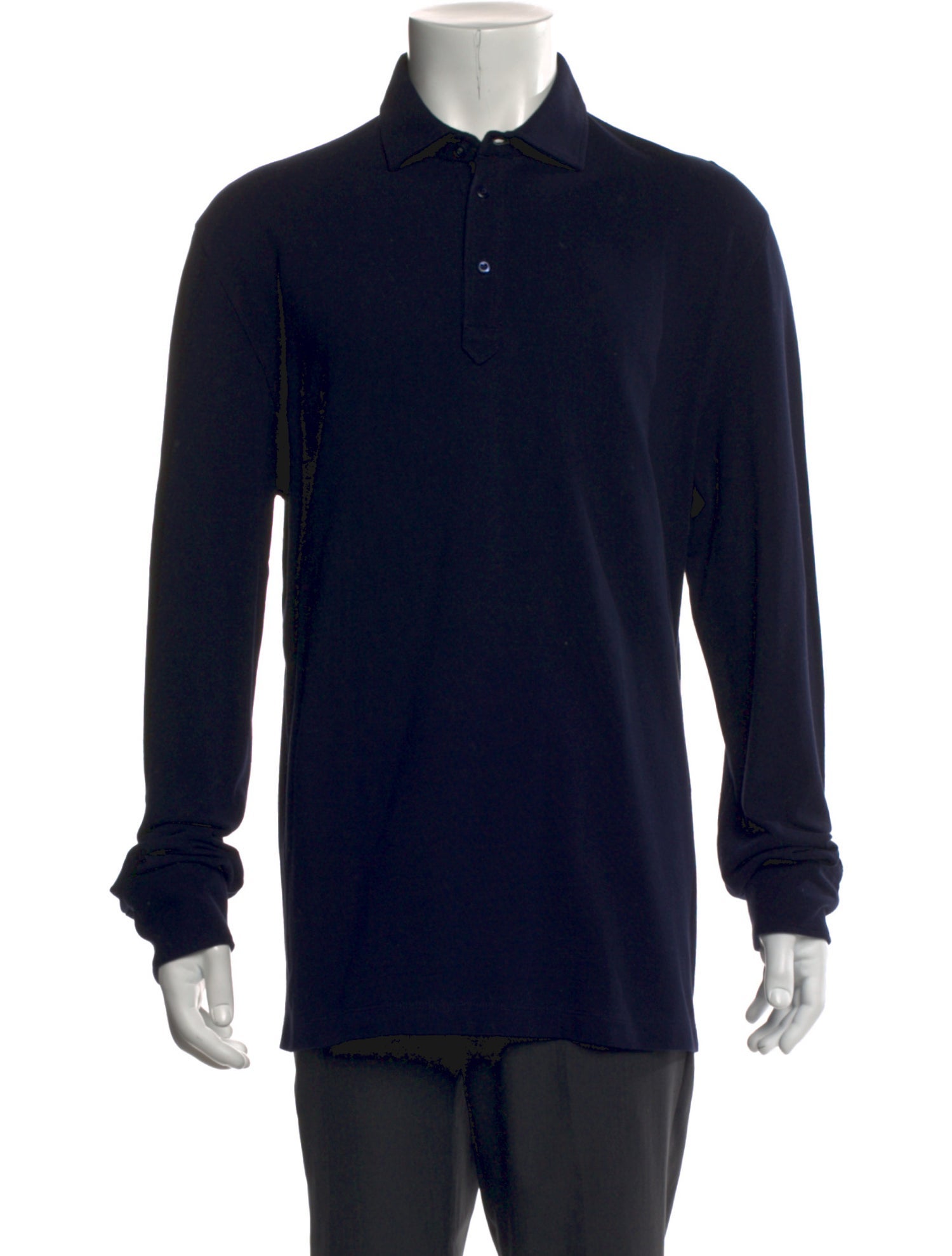 Brunello Cucinelli Collar Long Sleeve Polo Shirt w/ Tags