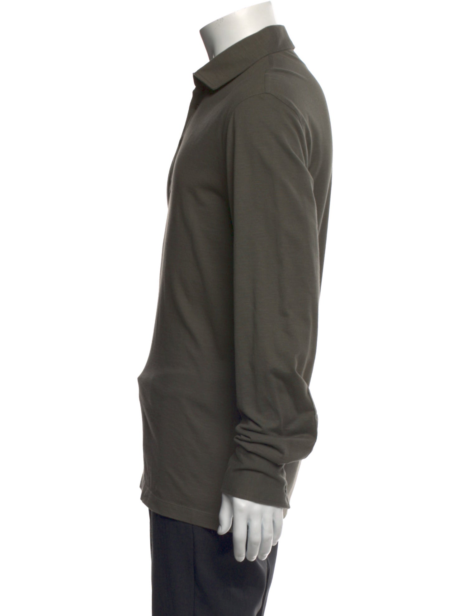 Brunello Cucinelli Collar Long Sleeve Polo Shirt