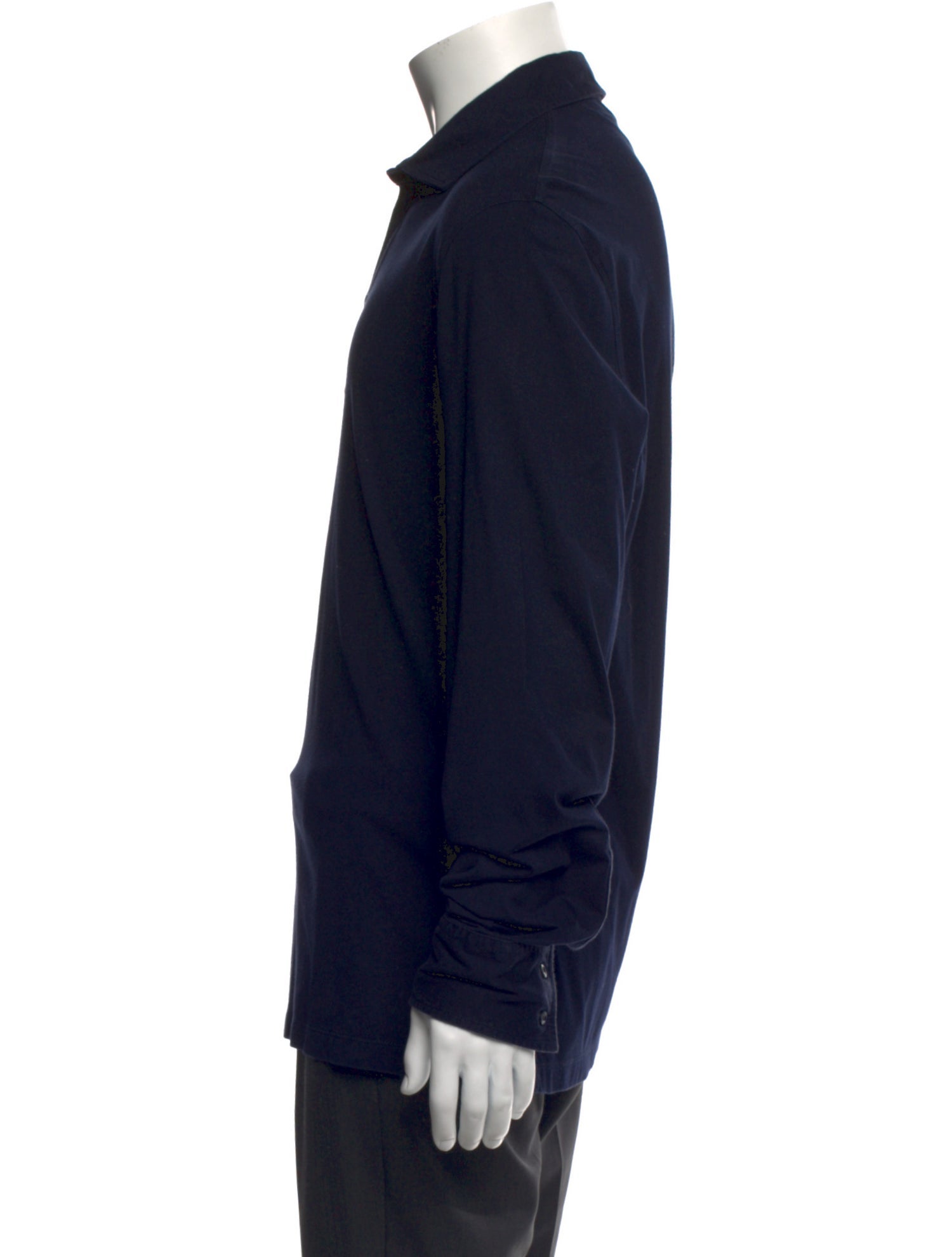 Brunello Cucinelli Collar Long Sleeve Polo Shirt