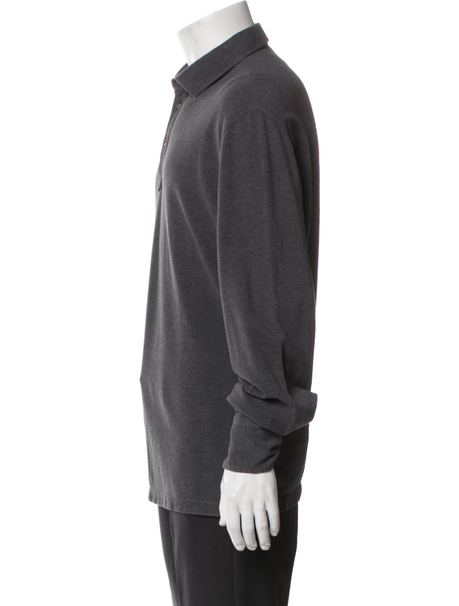 Brunello Cucinelli Collar Long Sleeve Polo Shirt