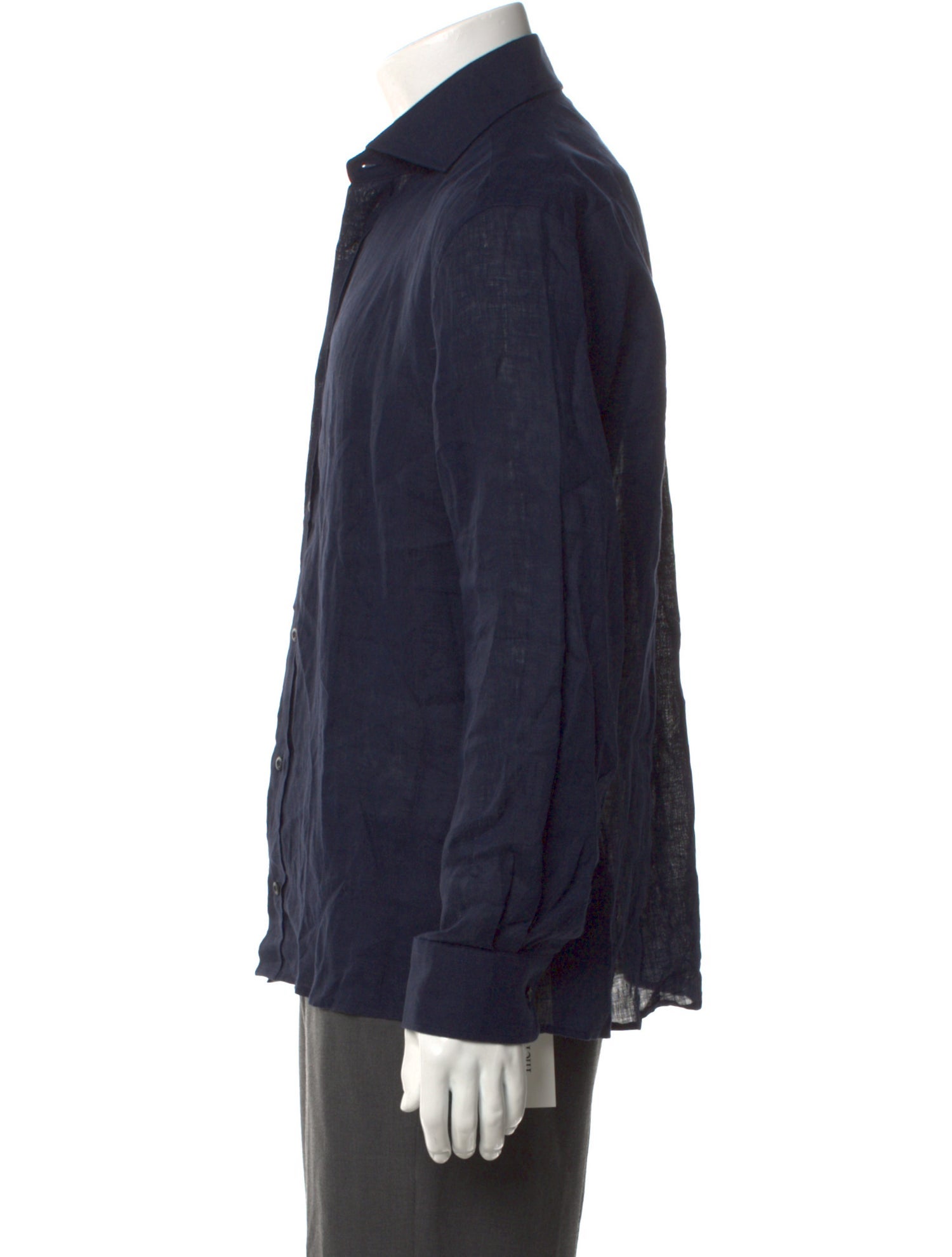 Brunello Cucinelli Linen Long Sleeve Shirt