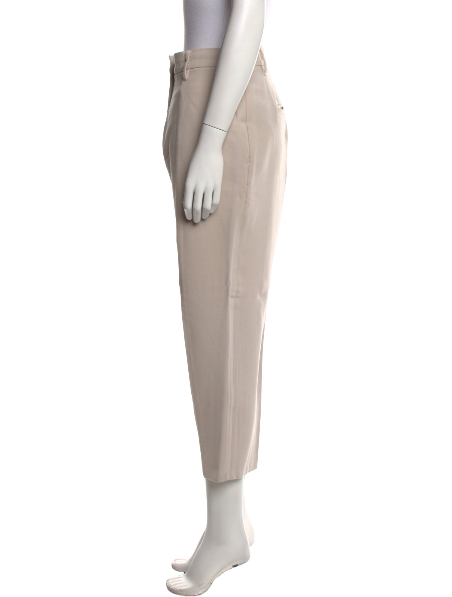 Brunello Cucinelli Virgin Wool Straight Leg Pants