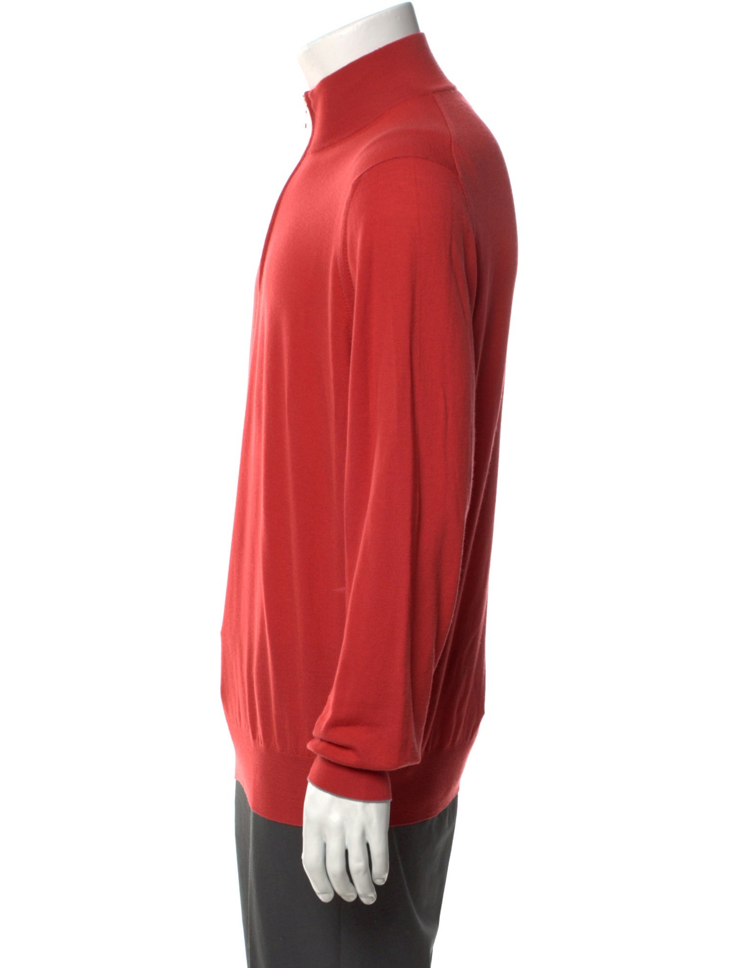 Brunello Cucinelli Virgin Wool Turtleneck Polo Sweater