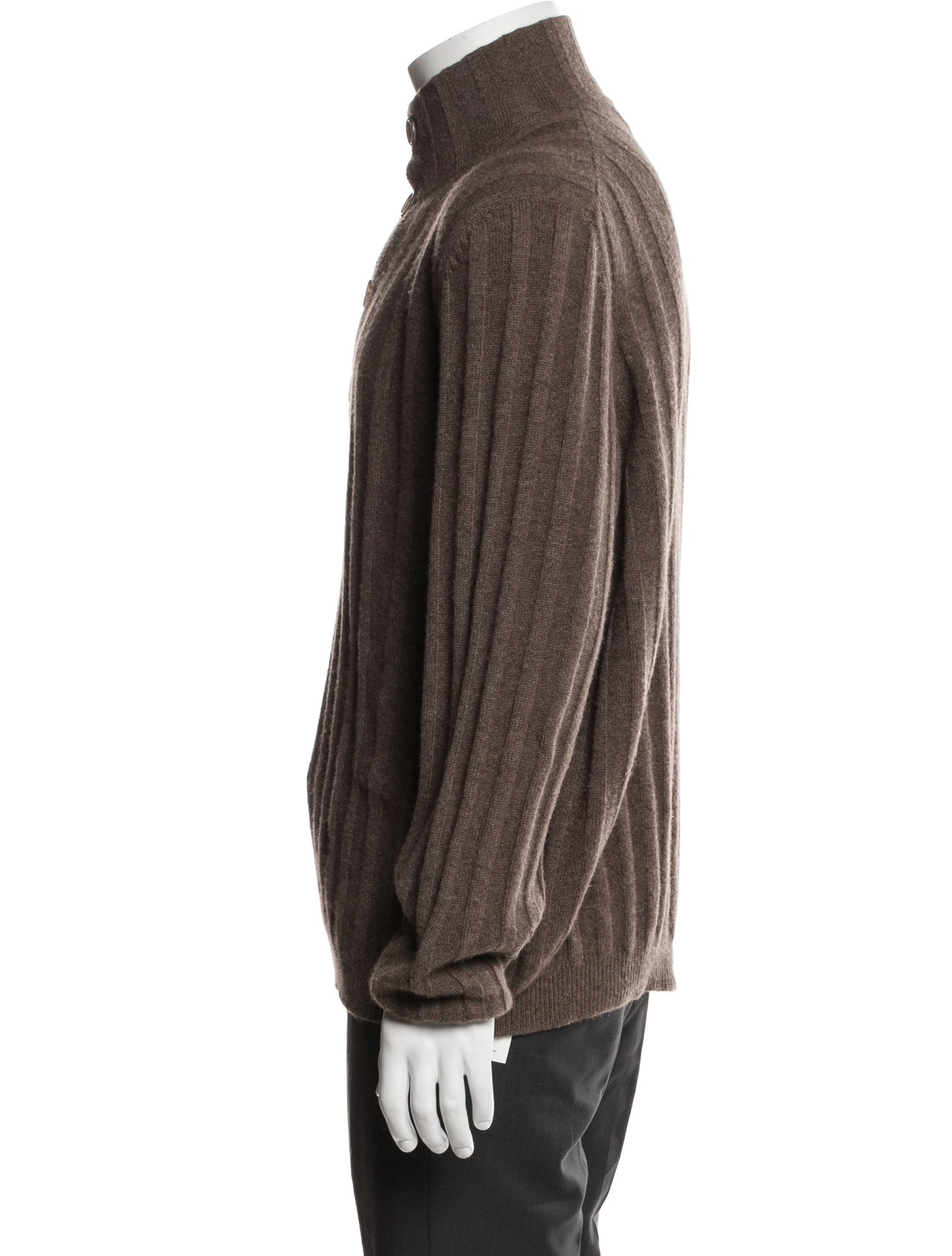 Brunello Cucinelli Cashmere Turtleneck Polo Sweater