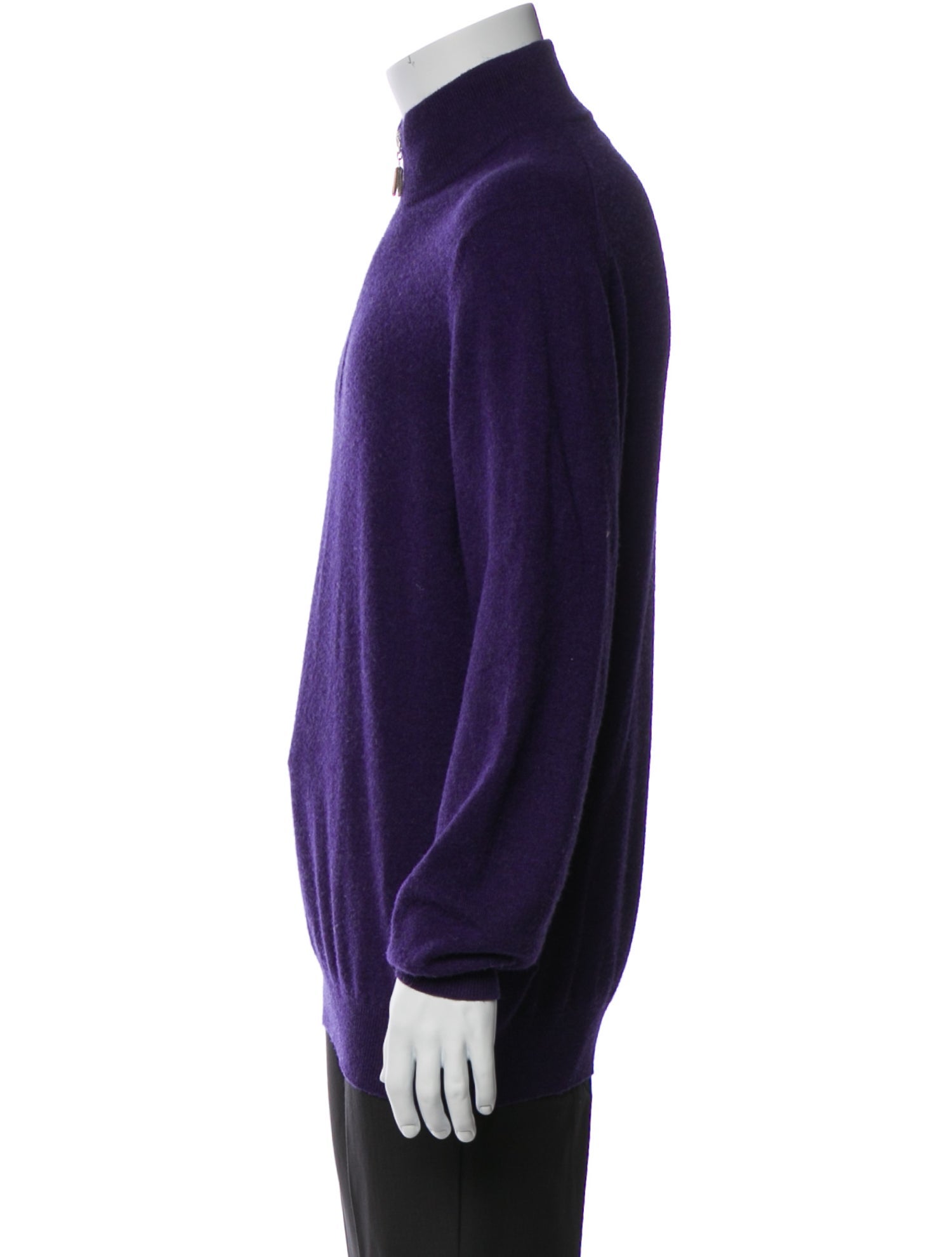 Brunello Cucinelli Cashmere Turtleneck Polo Sweater