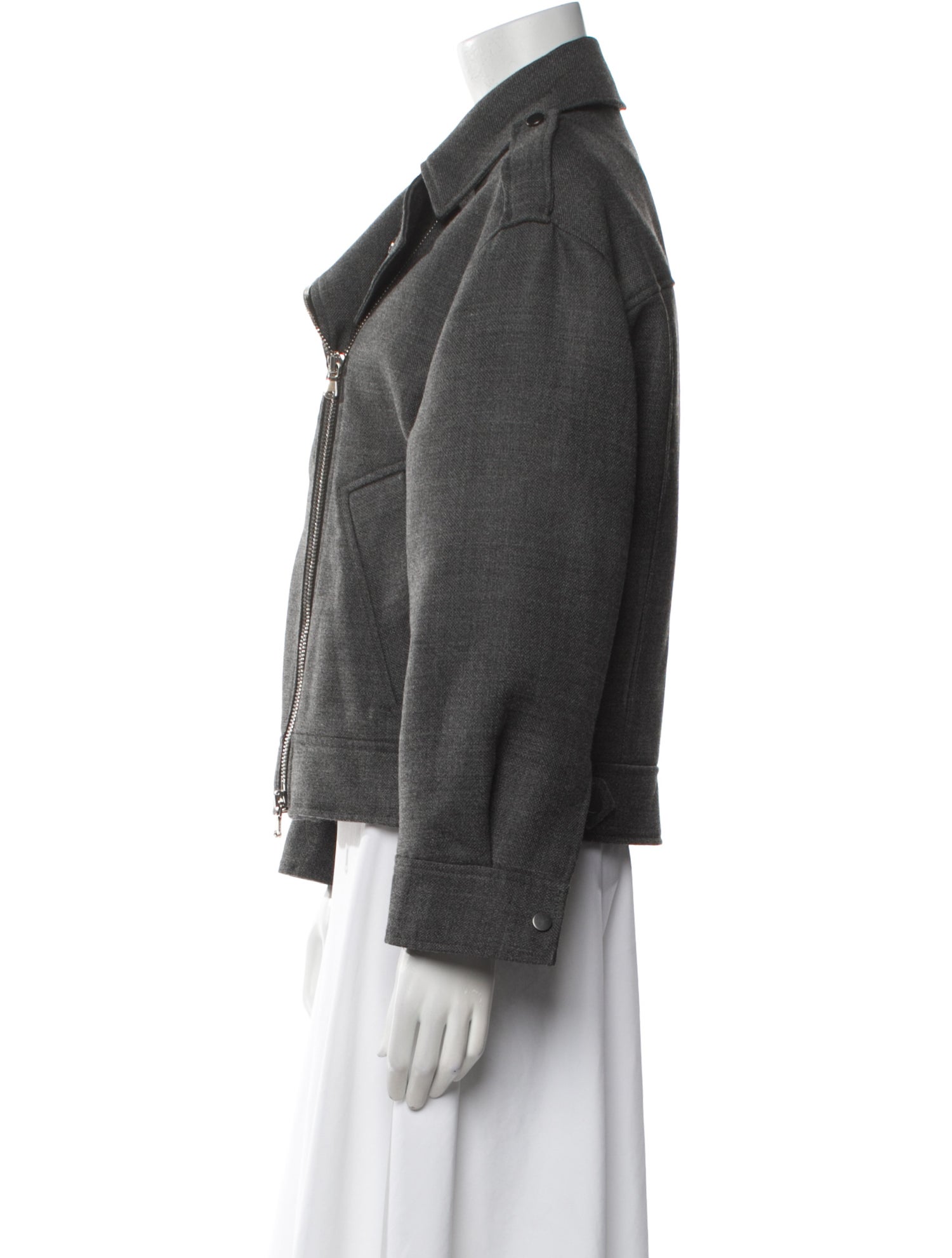 Brunello Cucinelli Virgin Wool Biker Jacket w/ Tags