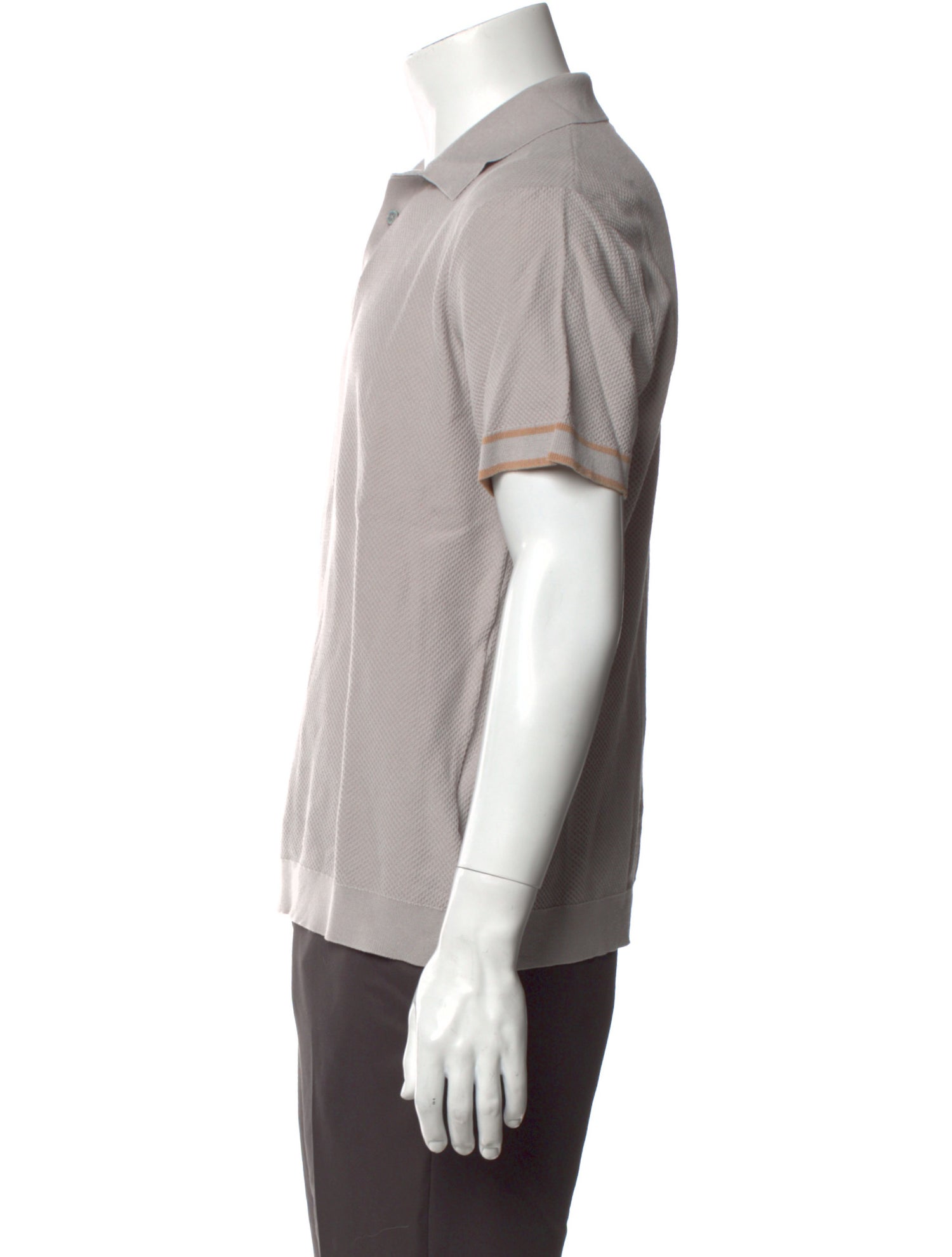 Brunello Cucinelli Collar Short Sleeve Polo Shirt