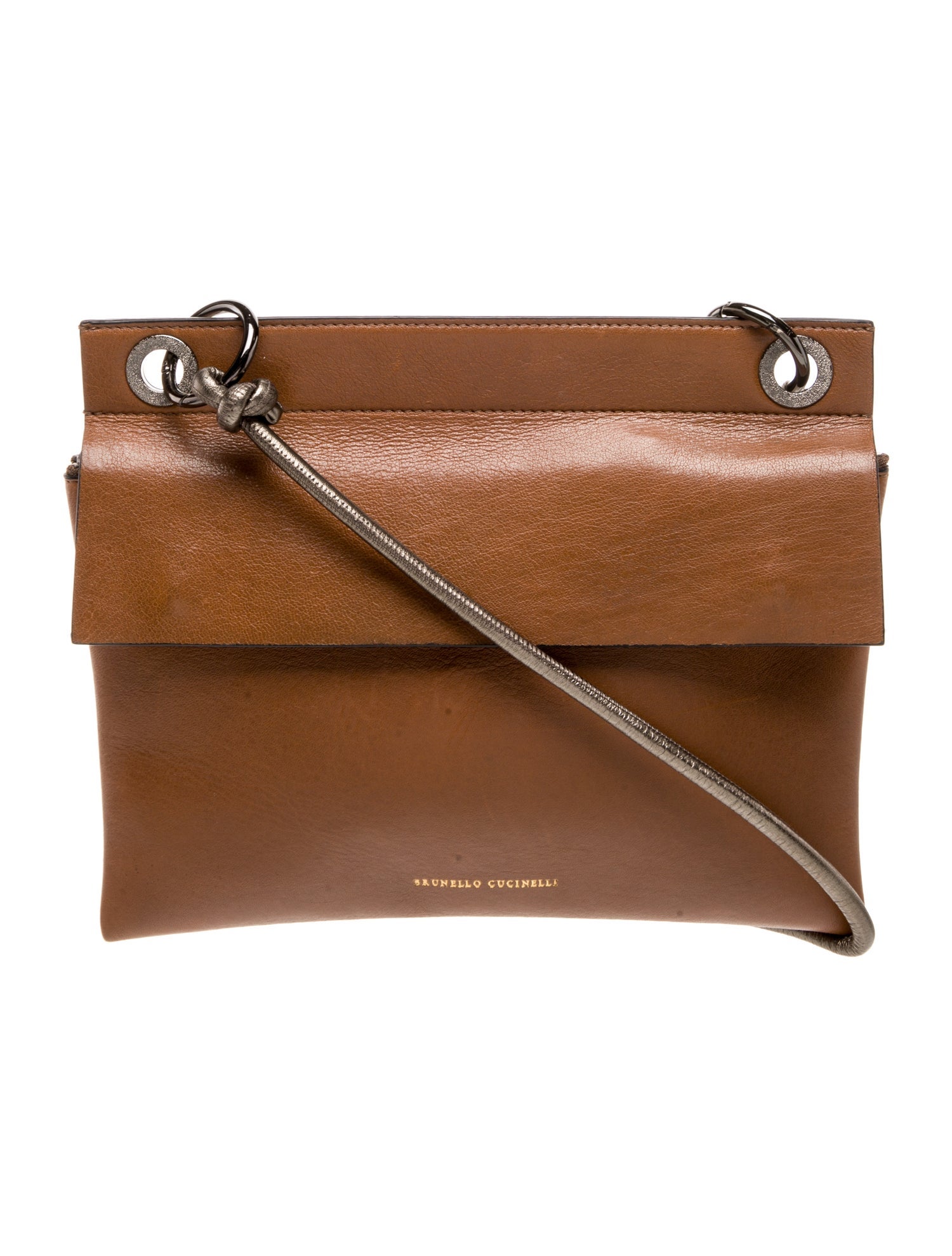 Brunello Cucinelli Leather Shoulder Bag w/ Tags