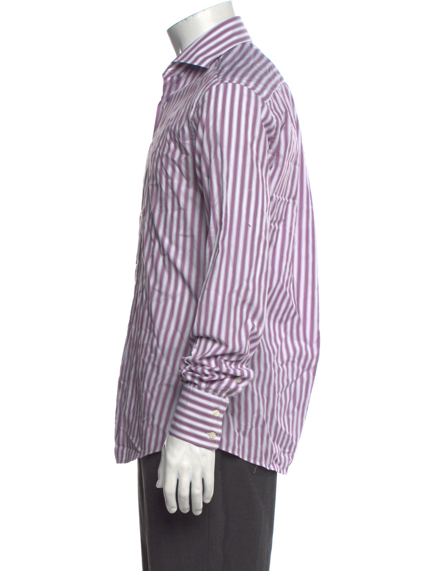 Brunello Cucinelli Striped Long Sleeve Shirt