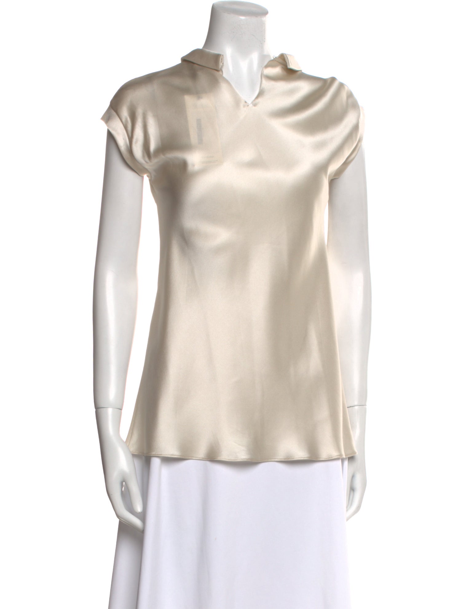 Brunello Cucinelli Silk Cowl Neck Blouse