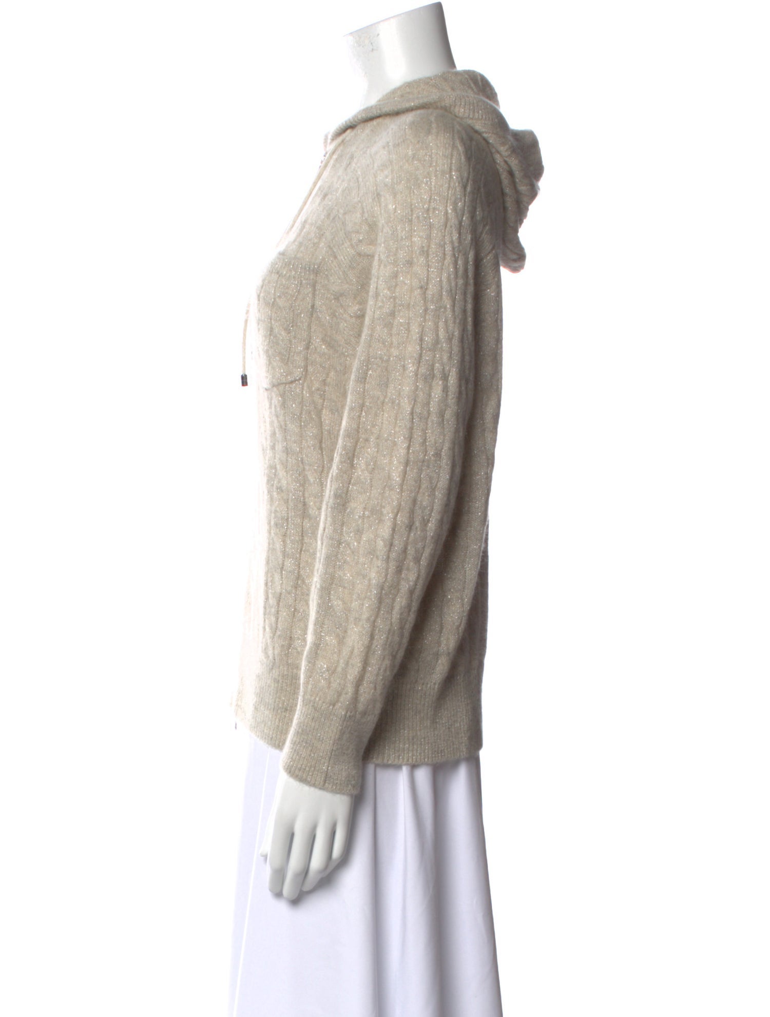 Brunello Cucinelli Mohair V-Neck Sweater