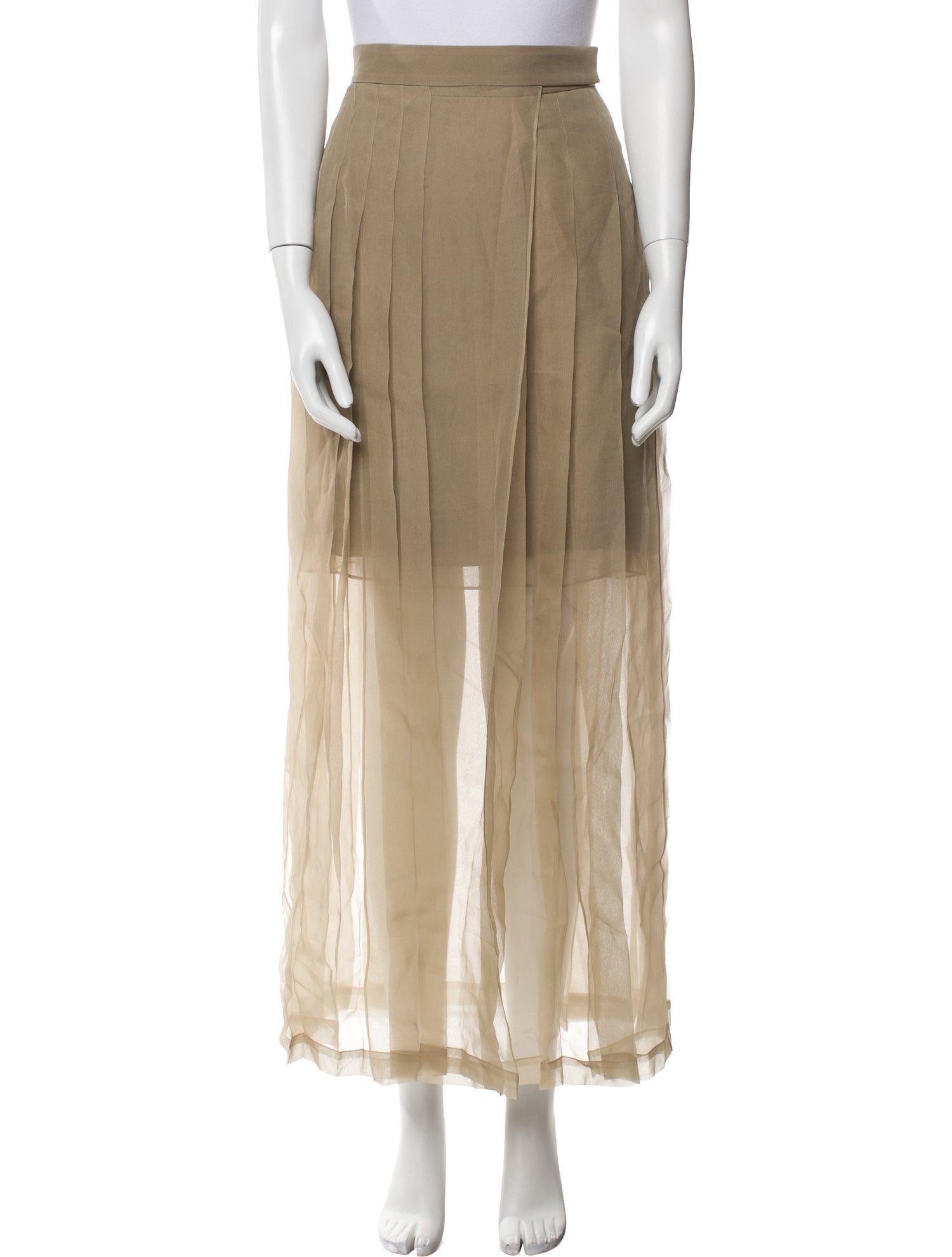 Brunello Cucinelli Silk Long Skirt w/ Tags