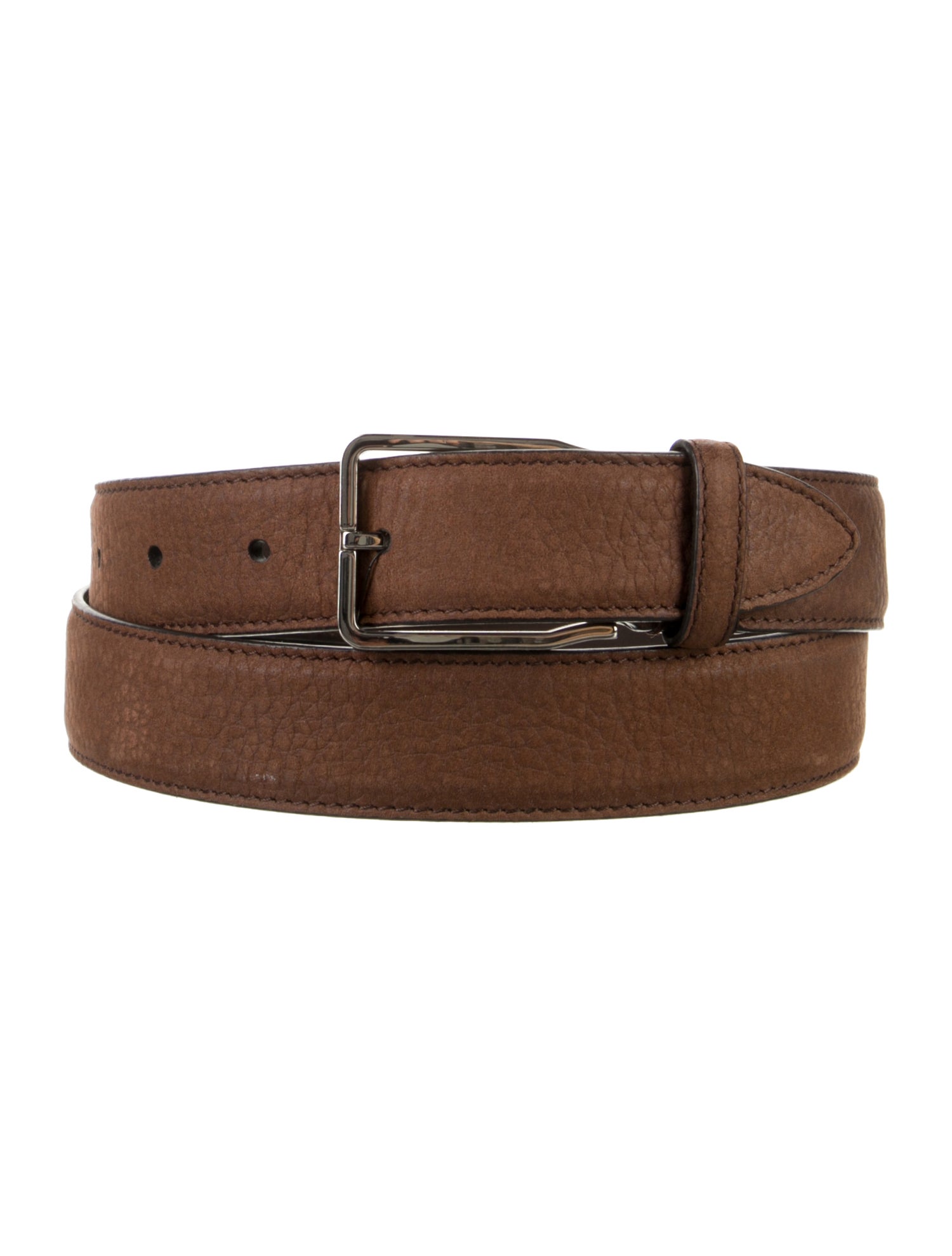 Brunello Cucinelli Skinny Suede Belt
