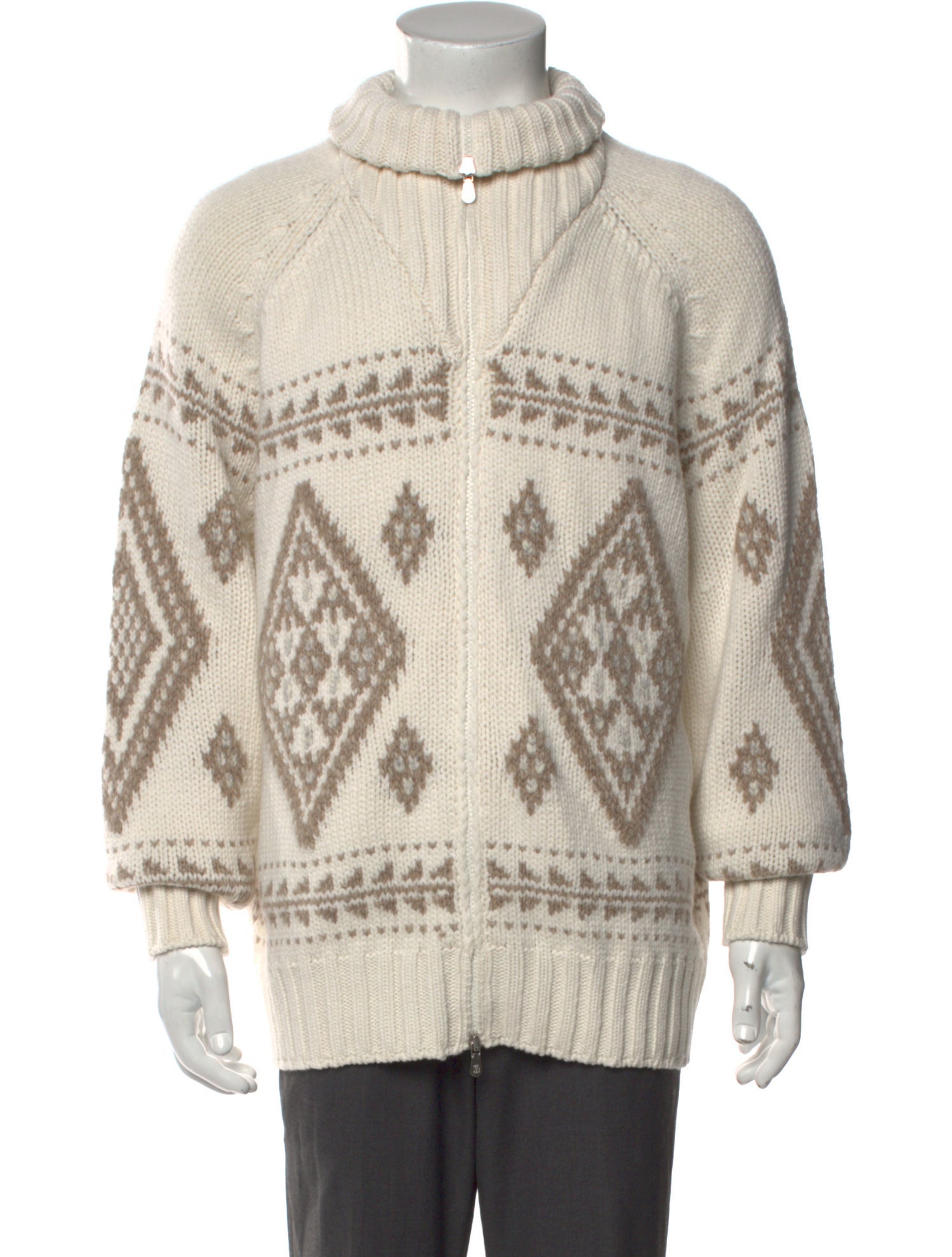 Brunello Cucinelli Cashmere Printed Cardigan