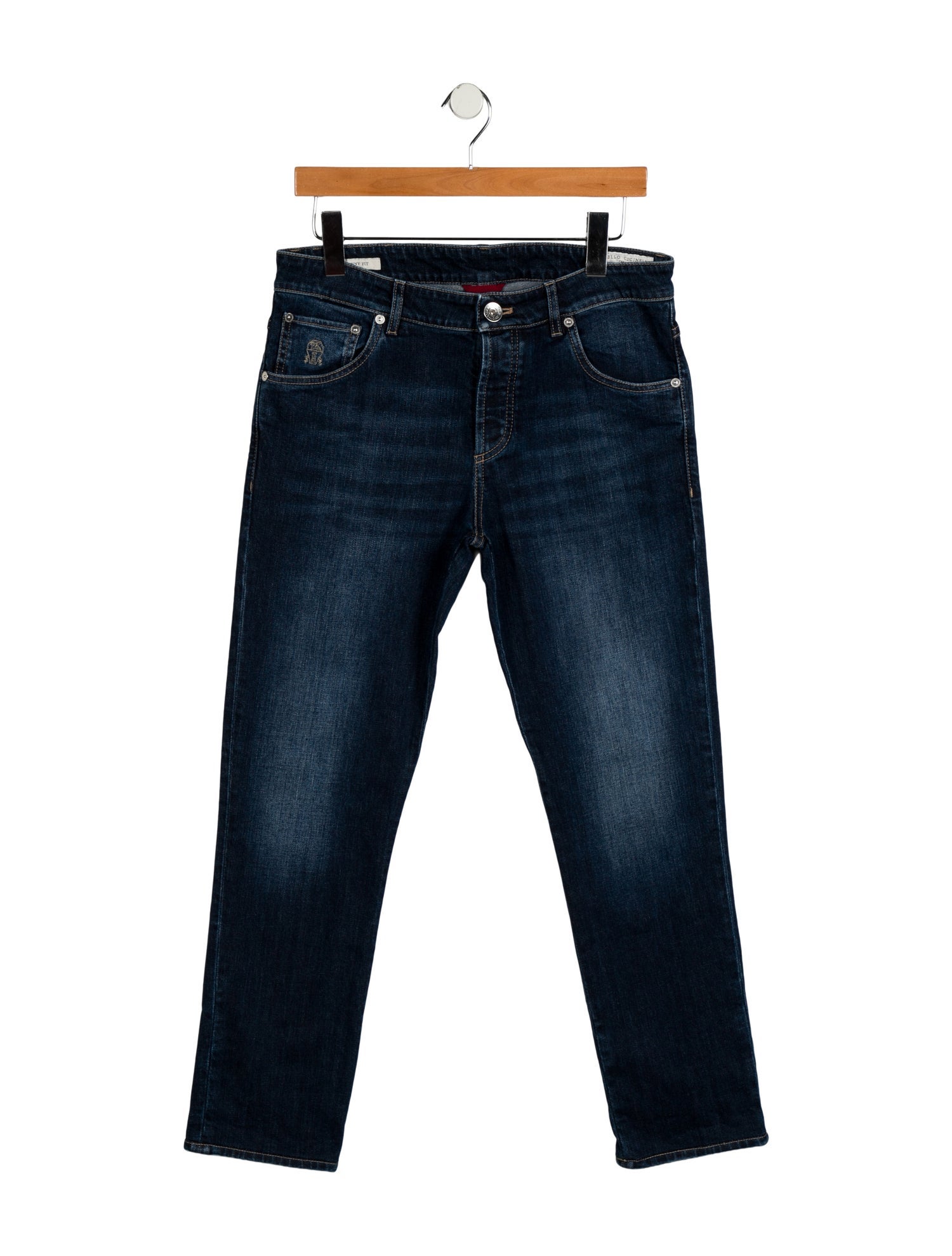 Brunello Cucinelli Monili Slim Fit Jeans