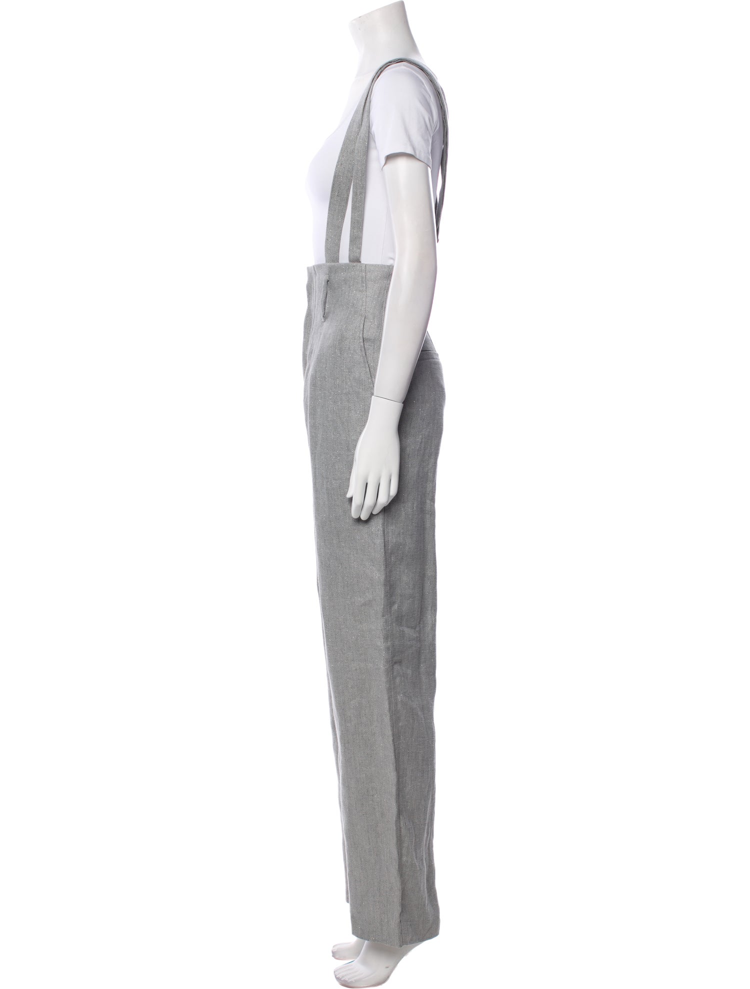Brunello Cucinelli Linen Wide Leg Pants