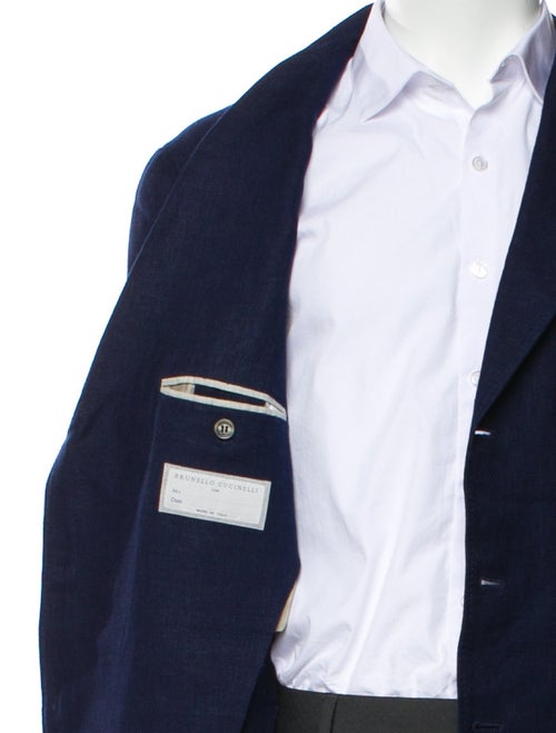Brunello Cucinelli linen solid blazer