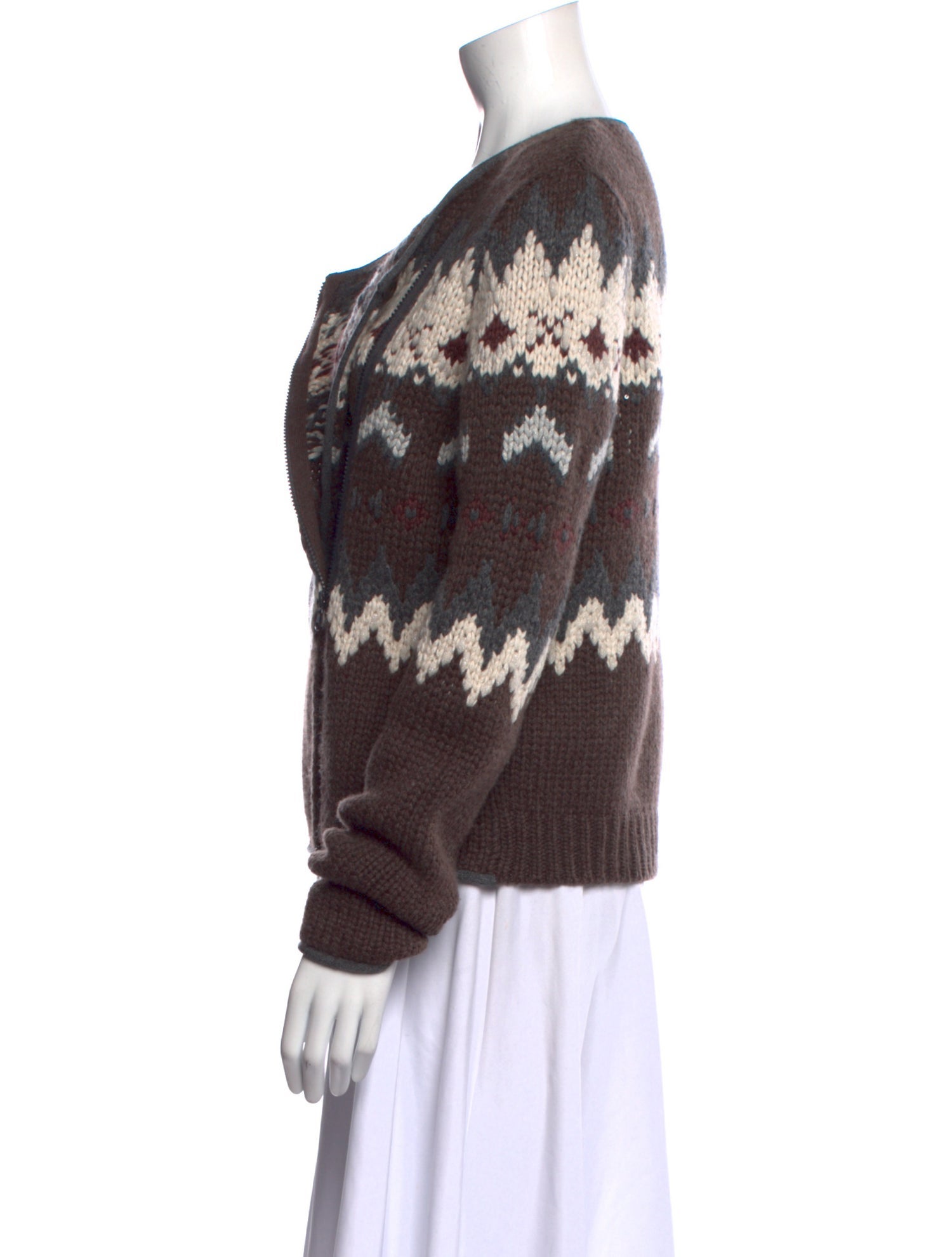 Brunello Cucinelli Cashmere Printed Sweater