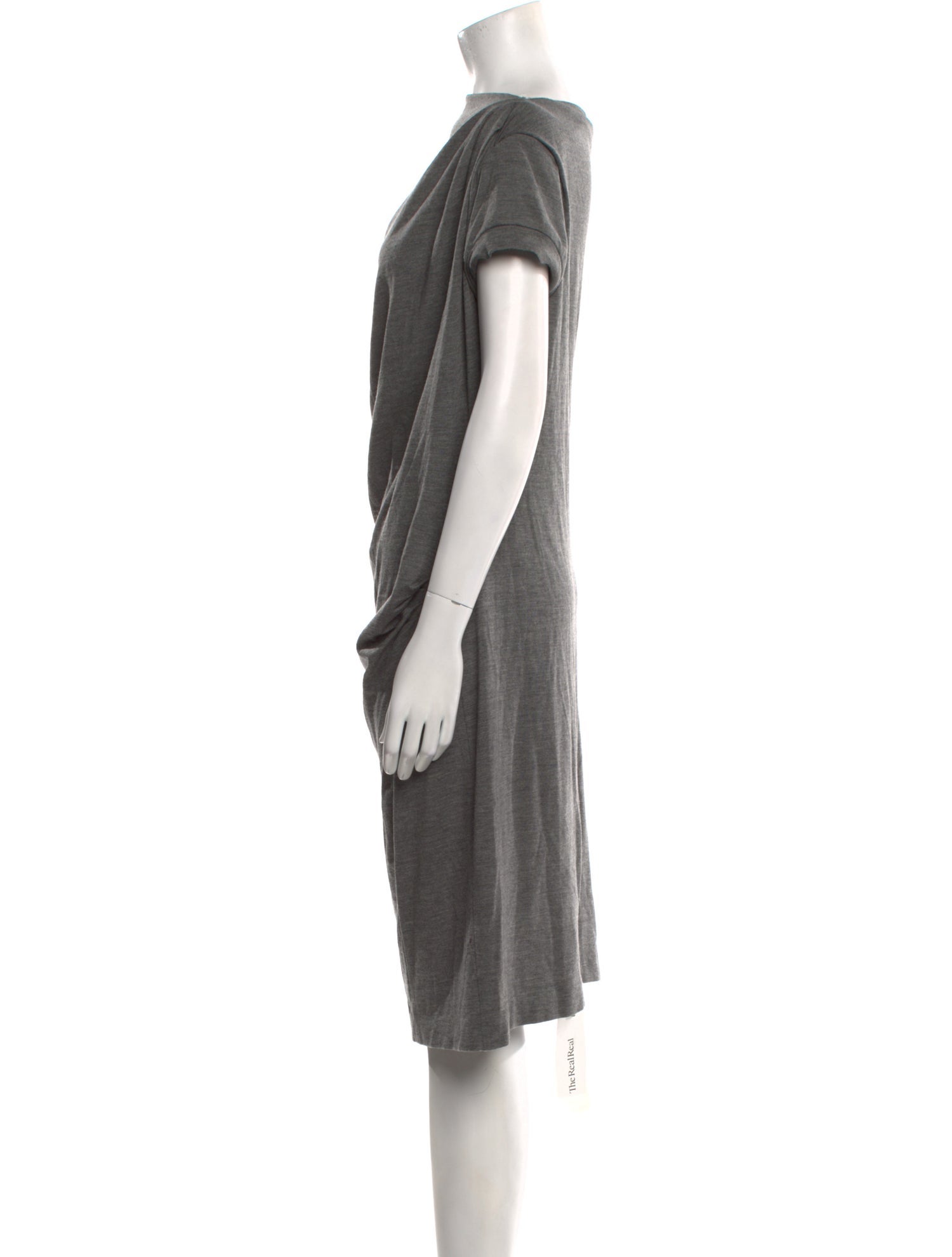 Brunello Cucinelli Virgin Wool Knee-Length Dress