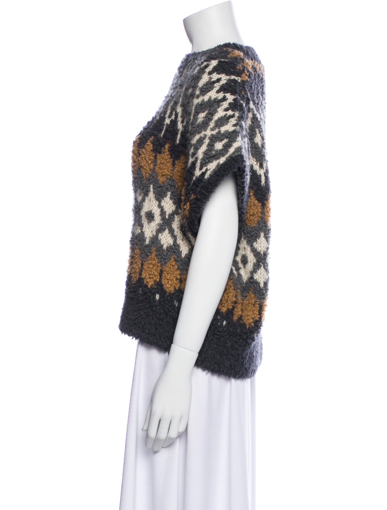 Brunello Cucinelli Cashmere Printed Sweater