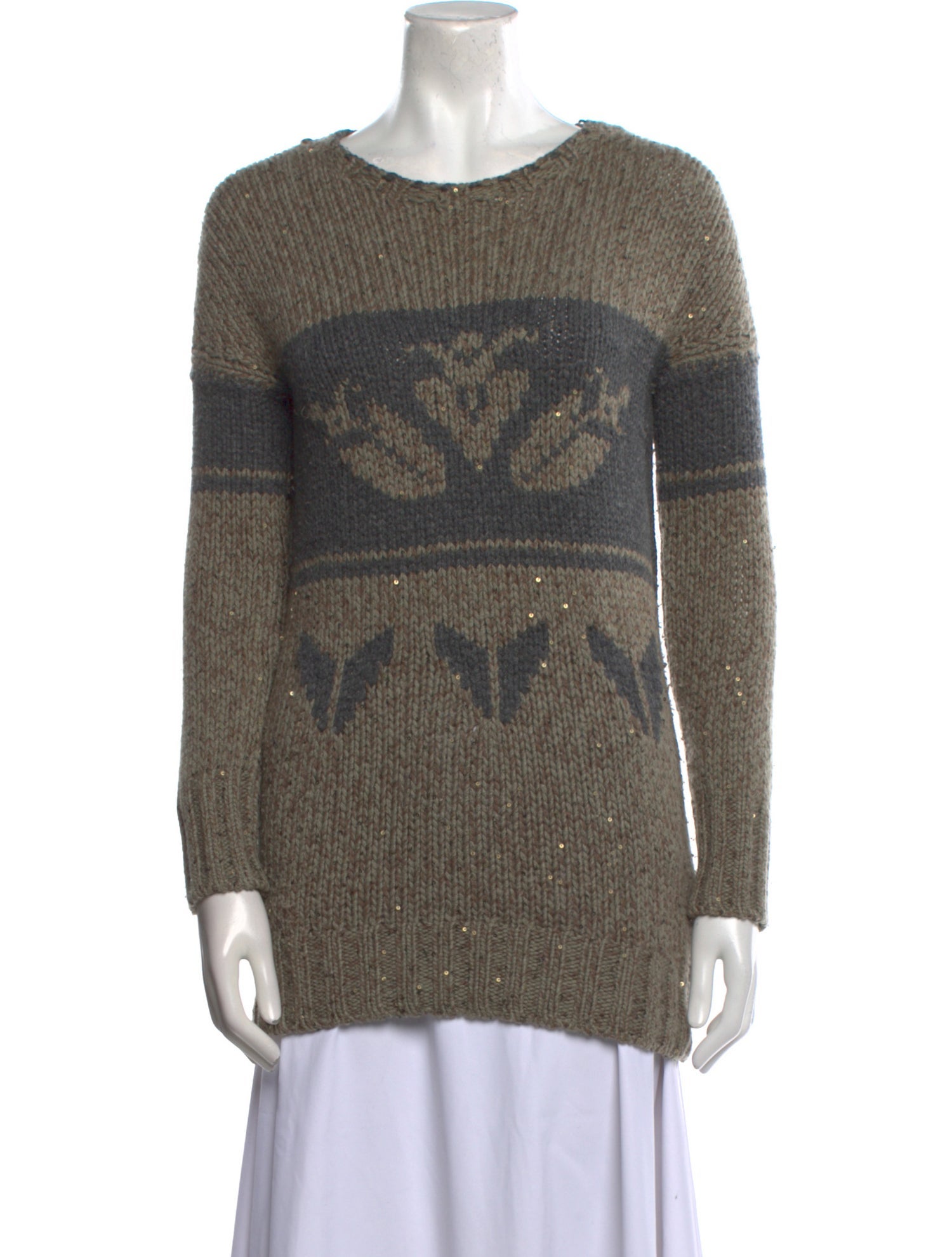 Brunello Cucinelli Cashmere Printed Sweater