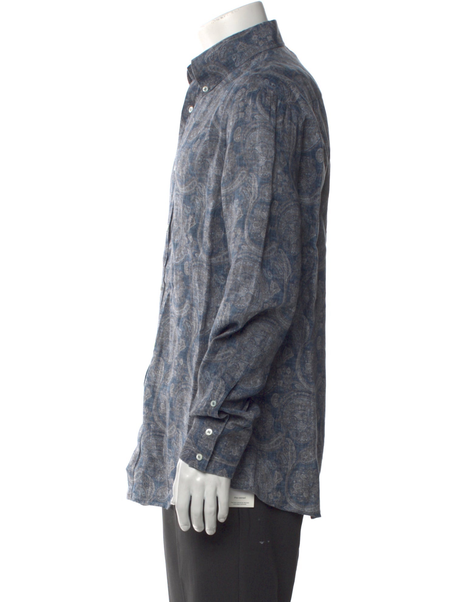 Brunello Cucinelli Linen Printed Shirt