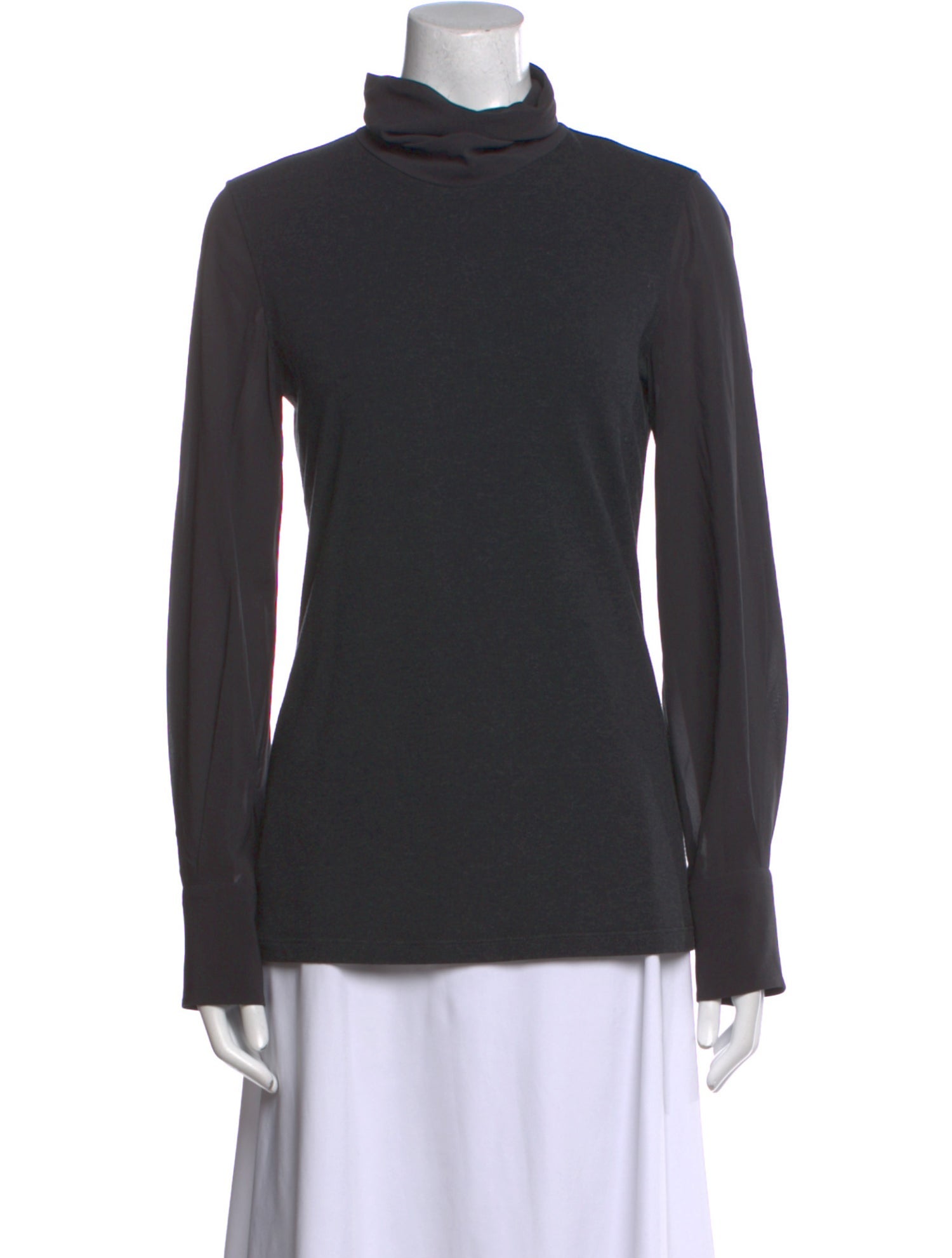 Brunello Cucinelli Turtleneck Long Sleeve Top