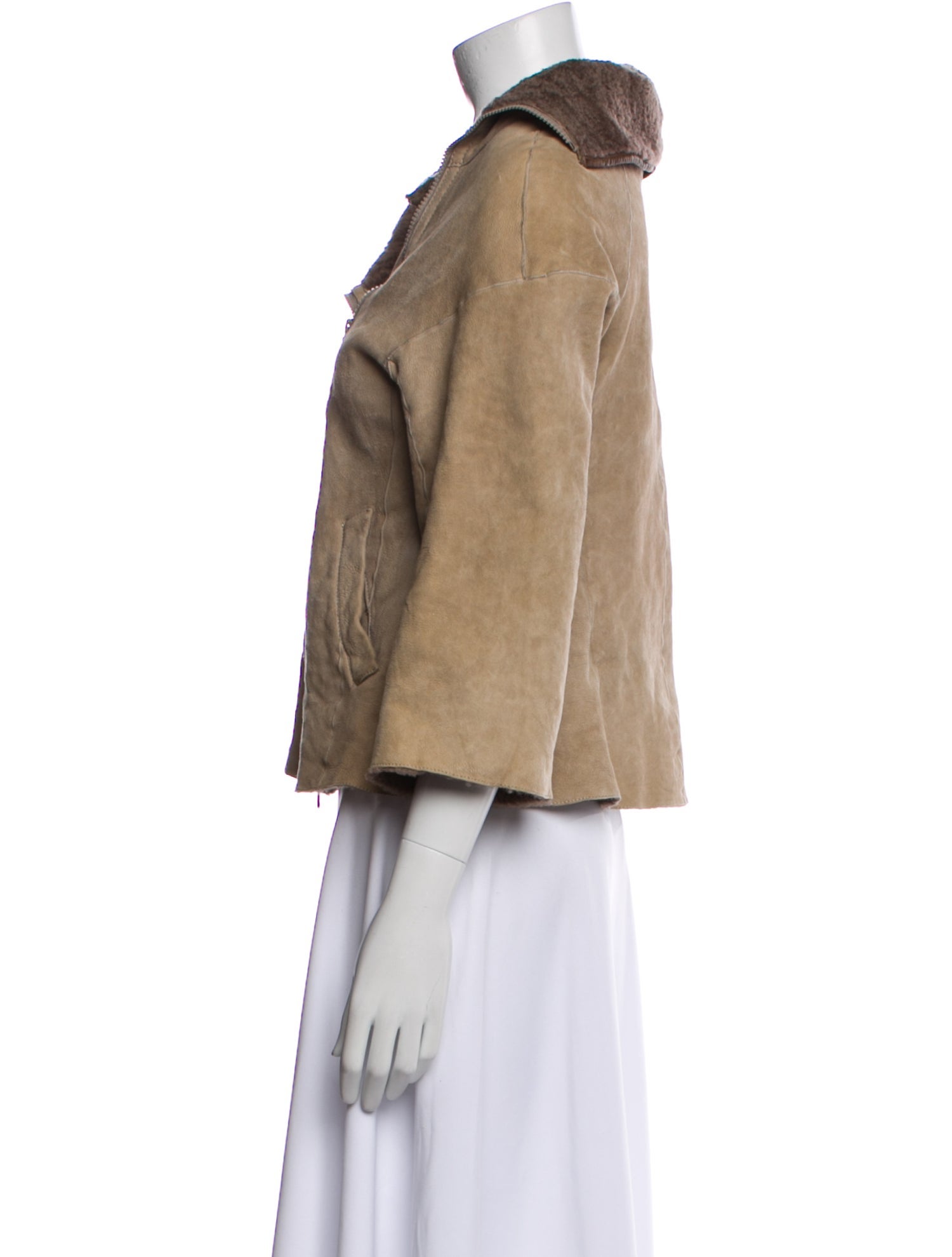 Brunello Cucinelli Faux Fur Jacket