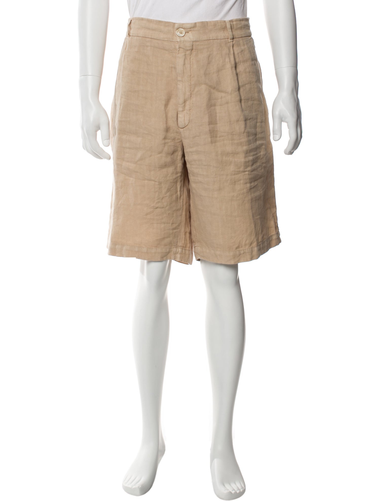 Brunello Cucinelli Linen Cargo Shorts