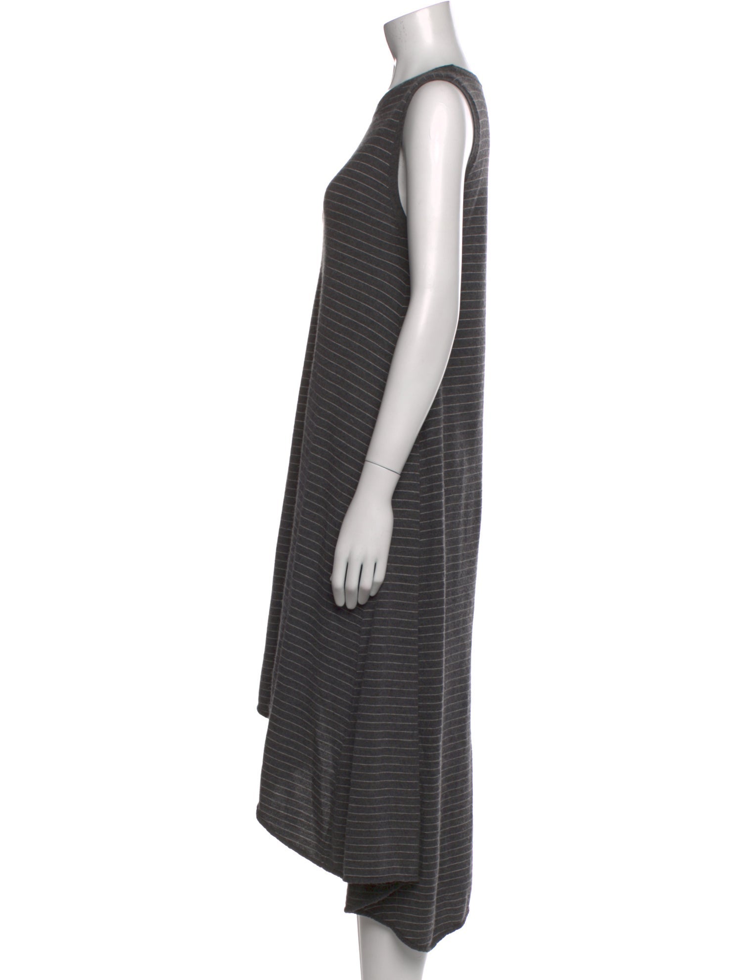 Brunello Cucinelli Striped Long Dress