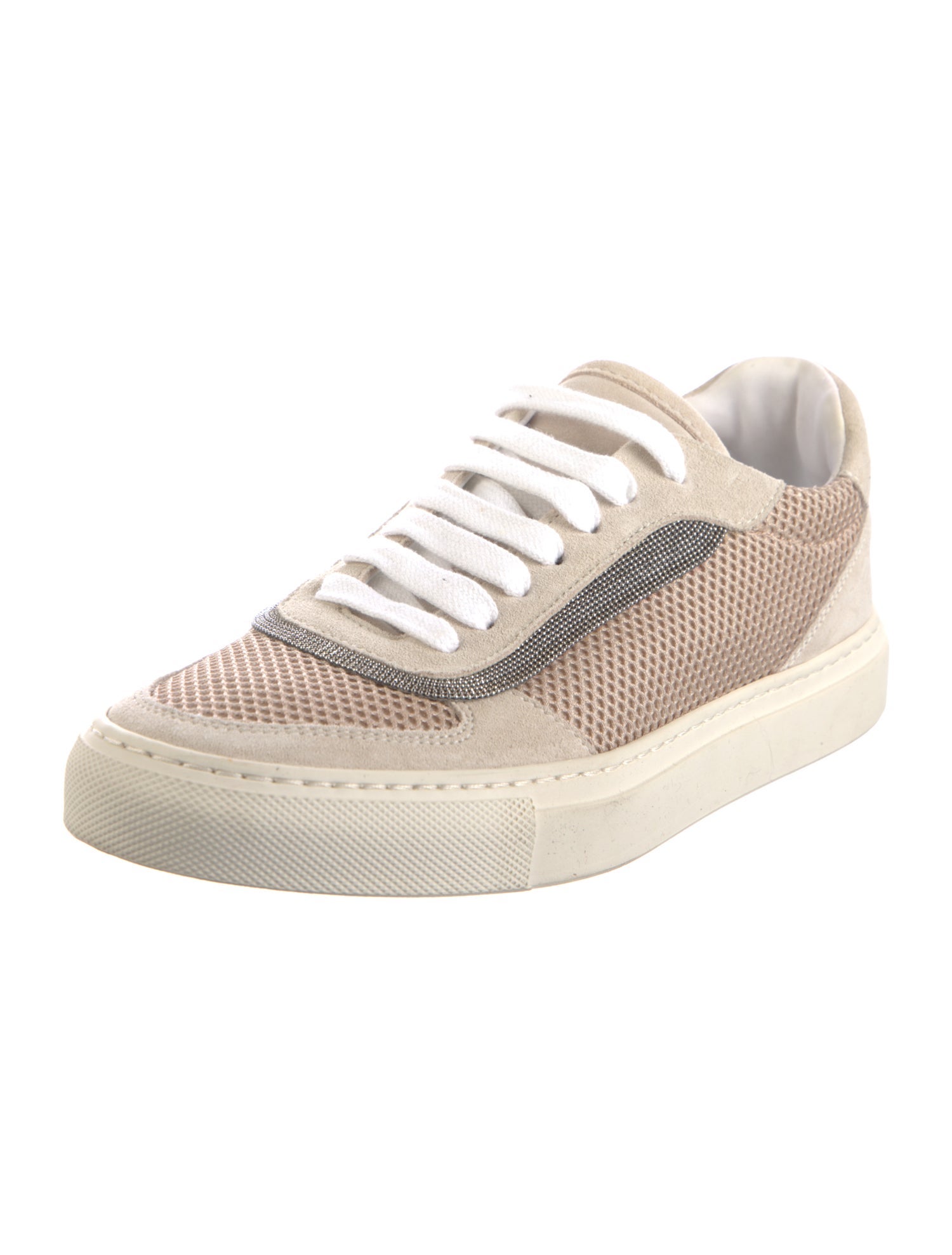 Brunello Cucinelli Monili Suede Sneakers