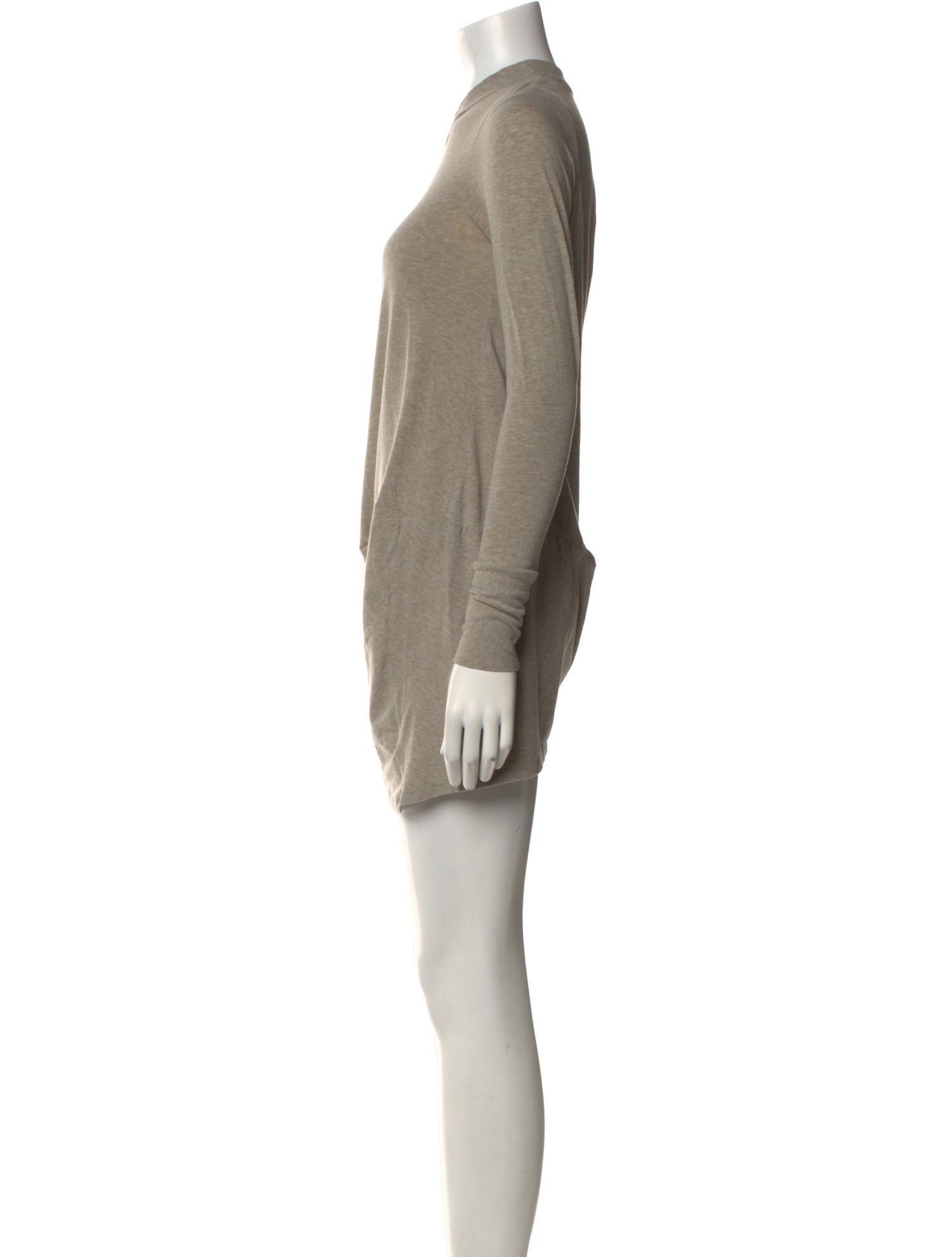 Brunello Cucinelli One-Shoulder Mini Dress