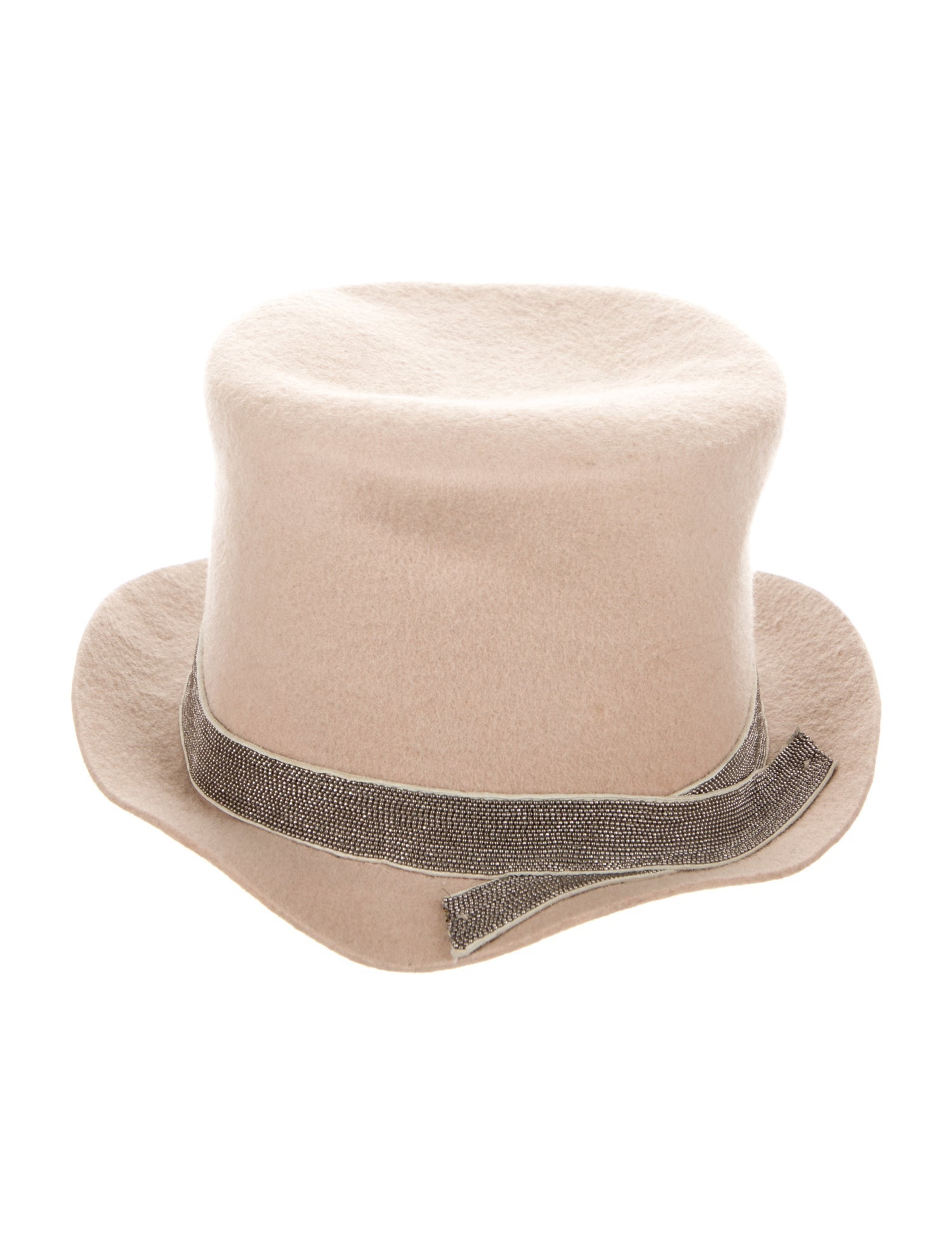 Brunello Cucinelli Embellished Wool Hat