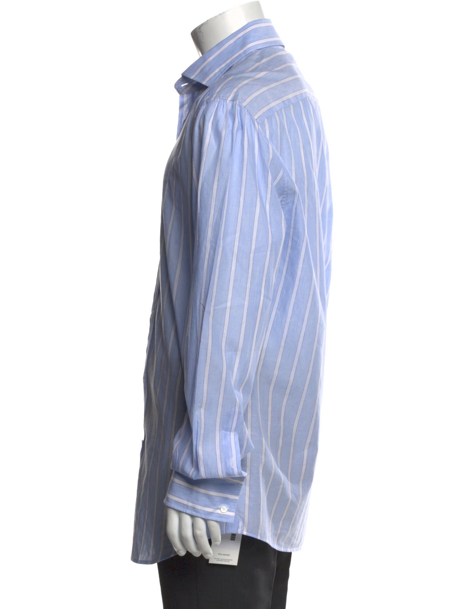 Brunello Cucinelli Striped Long Sleeve Shirt