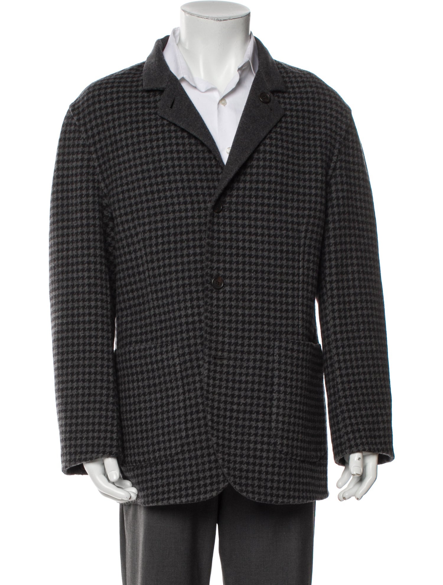 Brunello Cucinelli Houndstooth Print Blazer