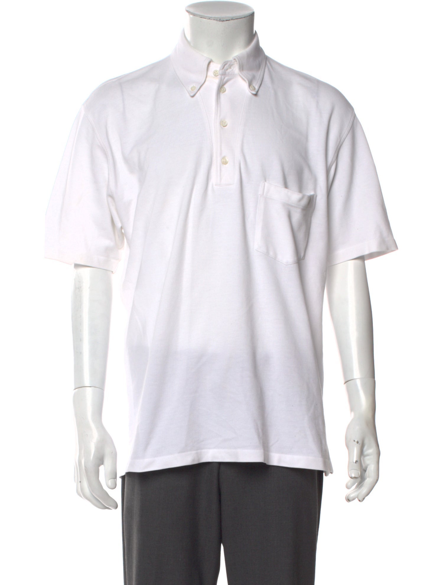 Brunello Cucinelli Collar Short Sleeve Polo Shirt