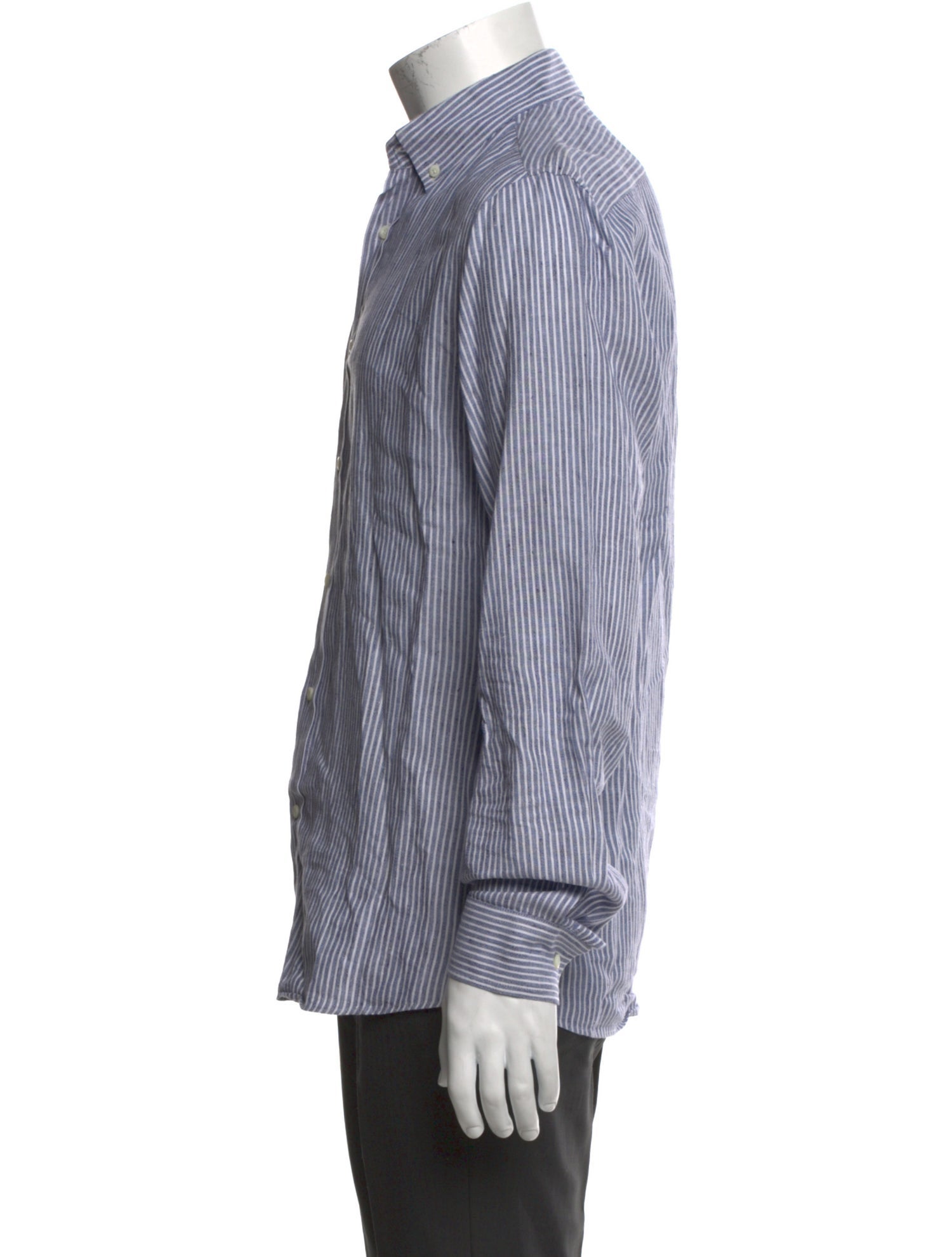 Brunello Cucinelli Linen Striped Shirt