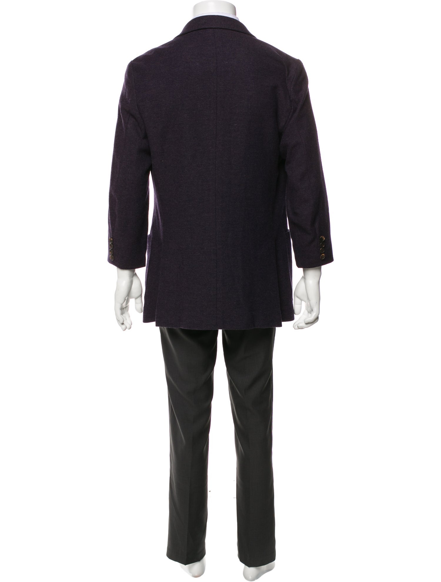 Patterned Wool Blazer