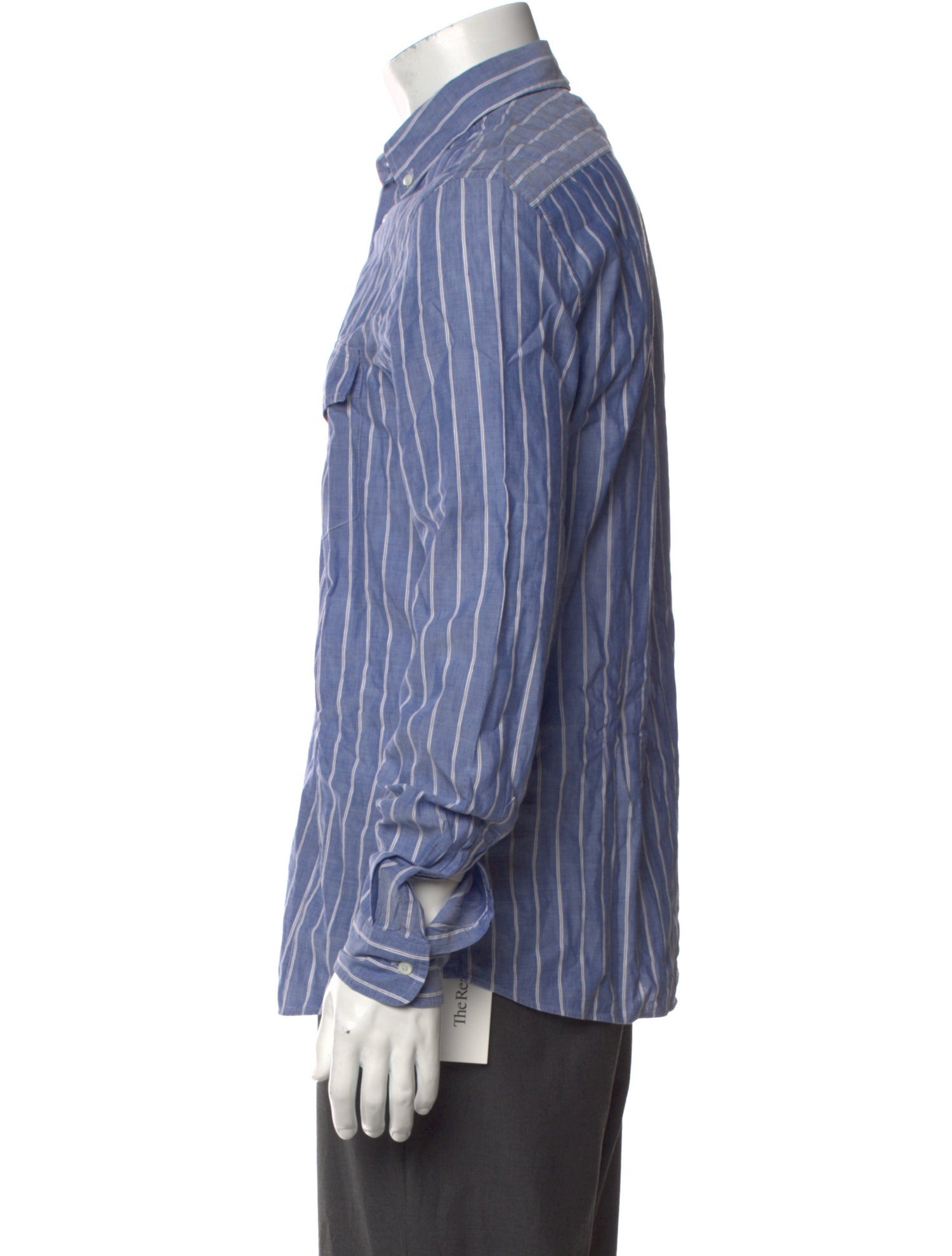 Brunello Cucinelli Striped Long Sleeve Shirt