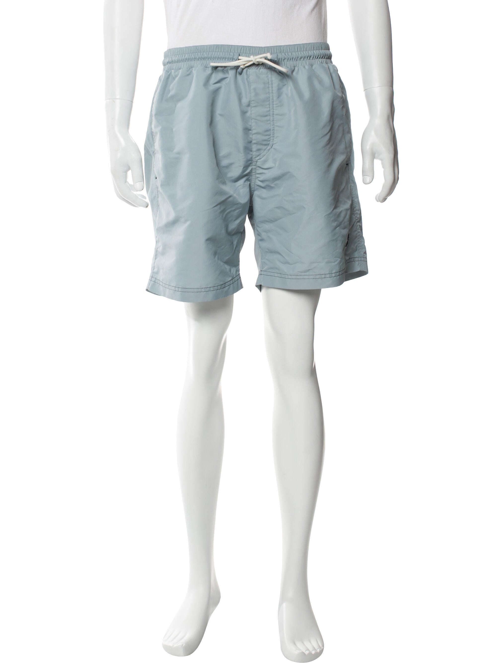 Brunello Cucinelli Embroidered Accent Swim Trunks