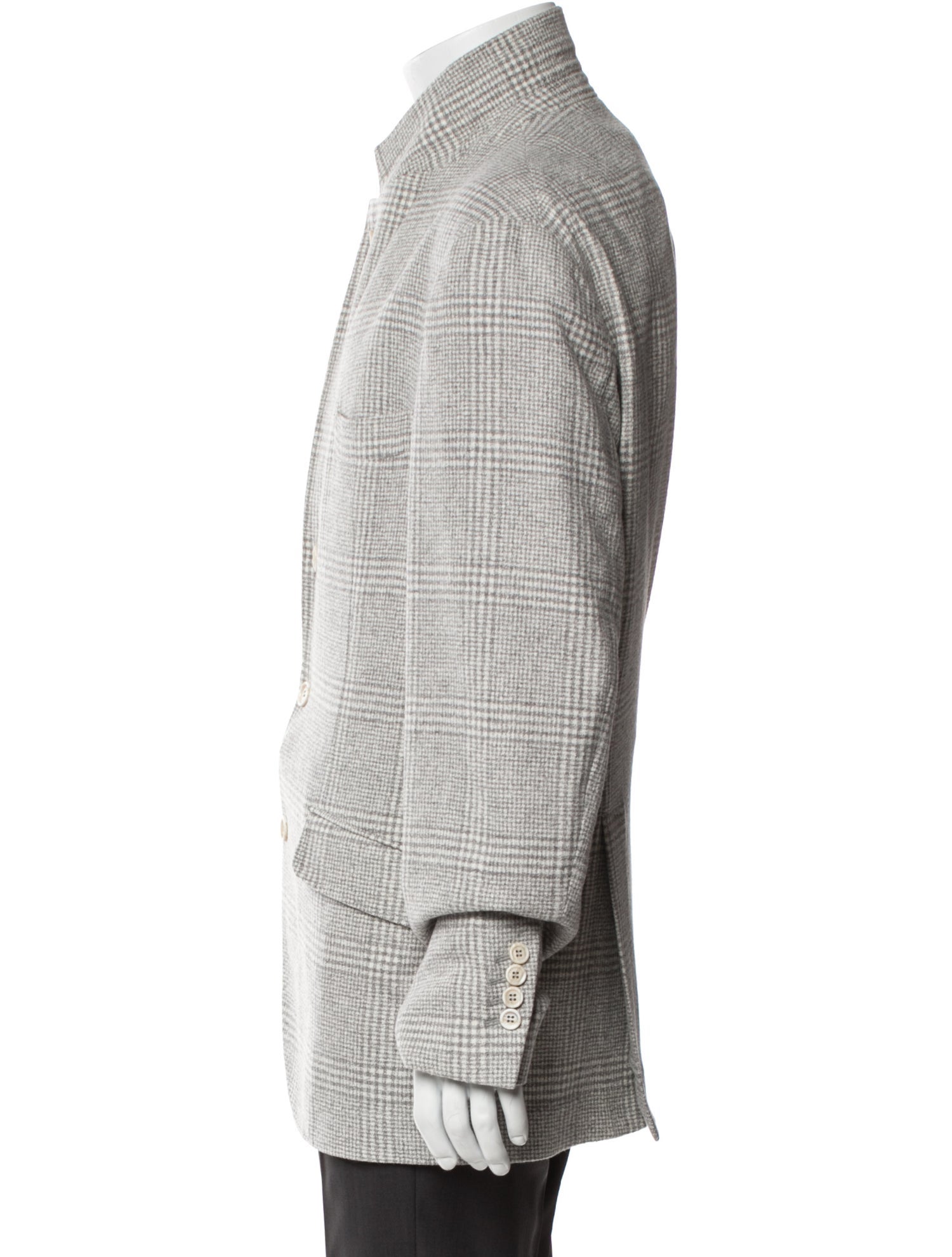 Brunello Cucinelli Wool Patterned Blazer